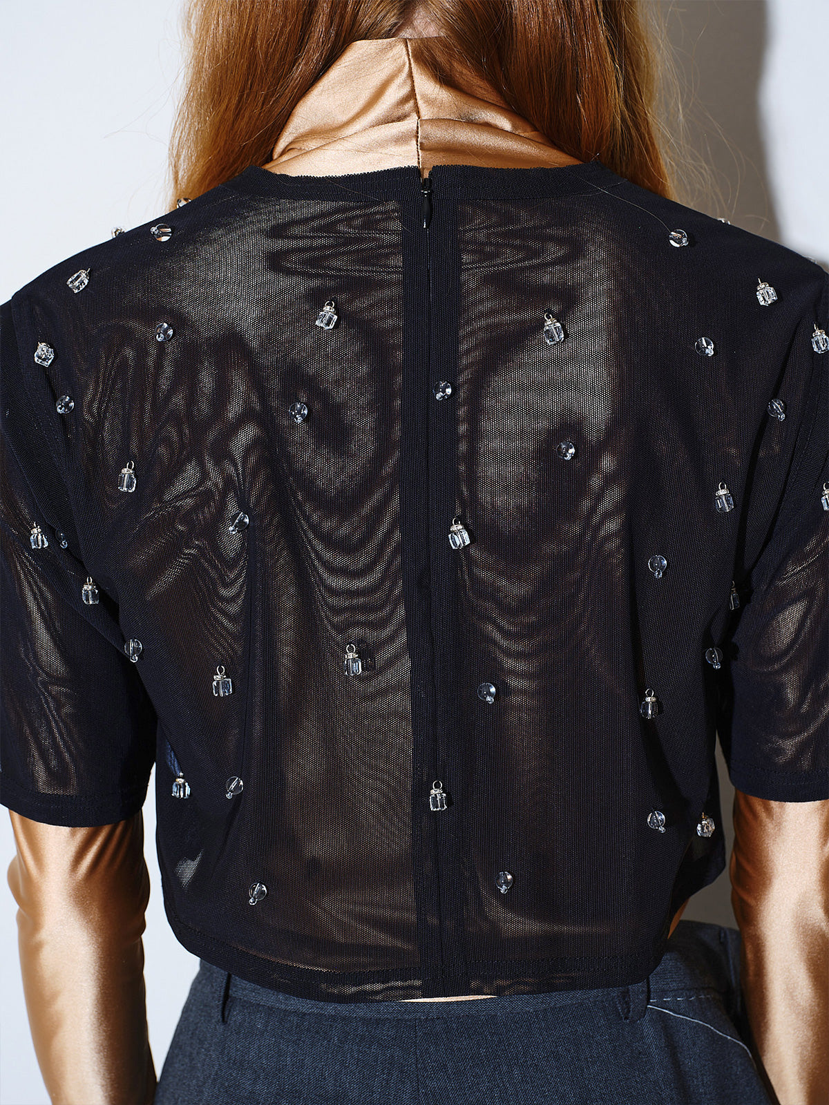 Lantern beads sheer tops