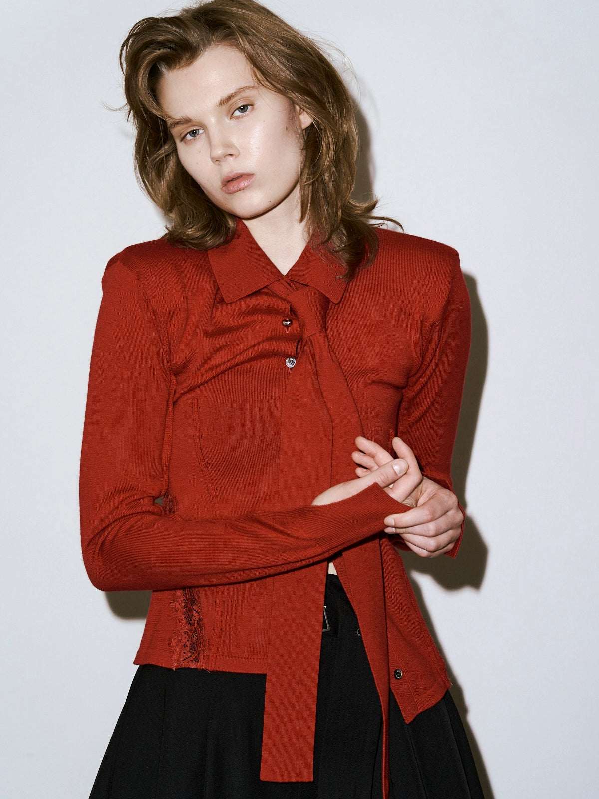 MASON NECKTIE KNIT SHIRT
