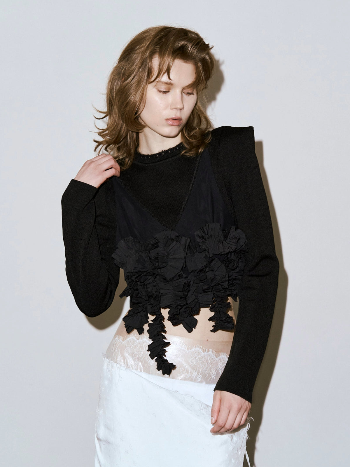 BLANCA FRILL BUSTIER