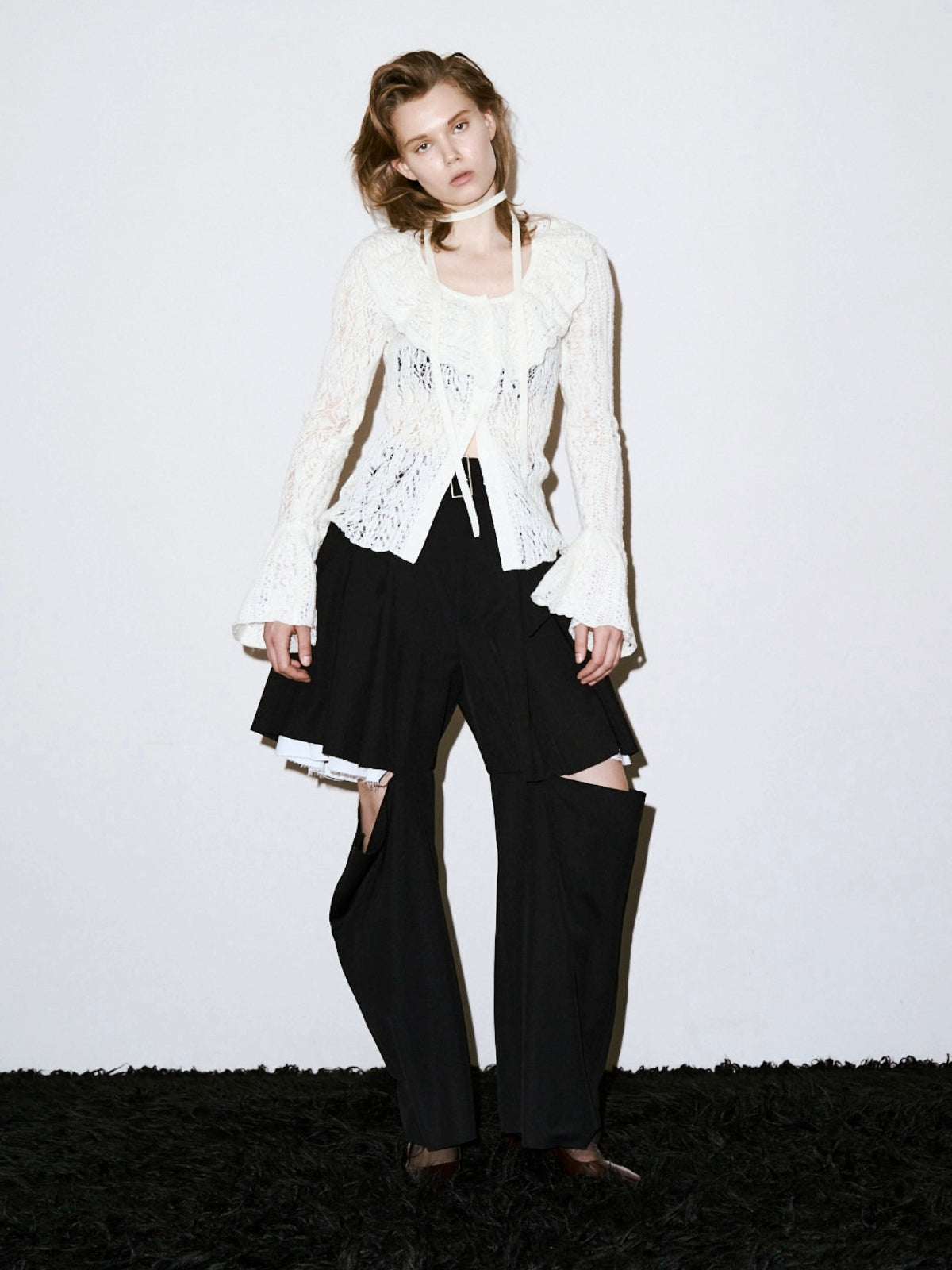 PLUMERIA LACE KNIT