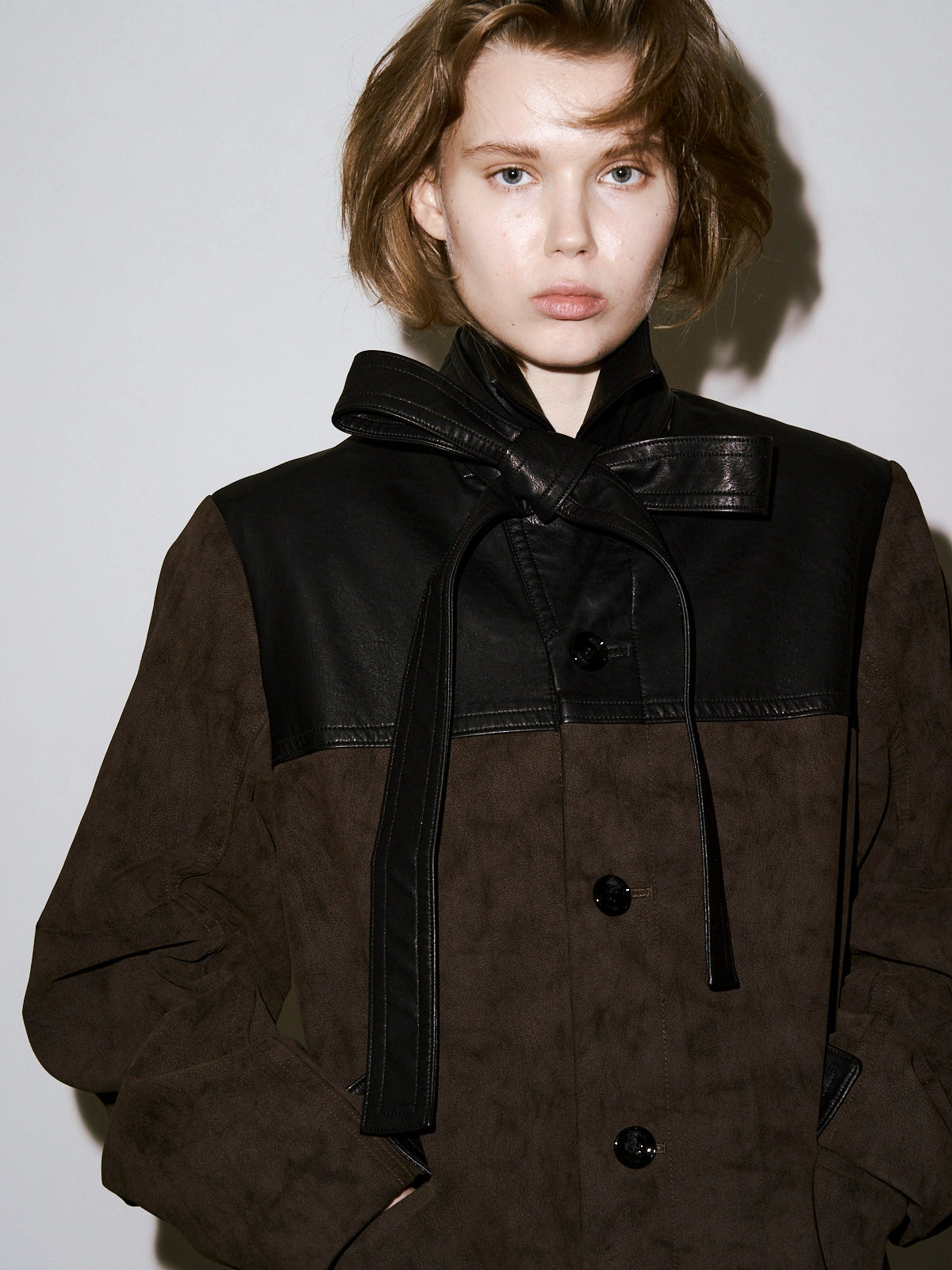 FAUX LEATHER JACKET