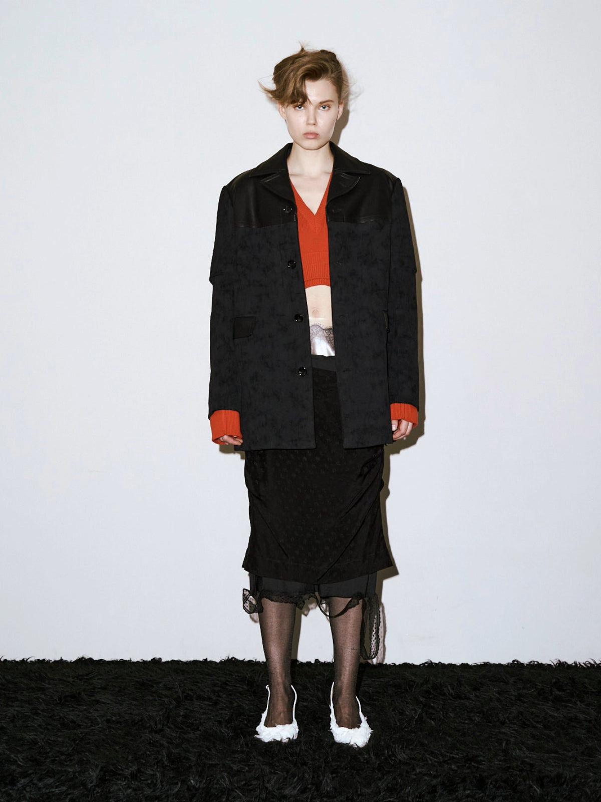 FAUX LEATHER JACKET