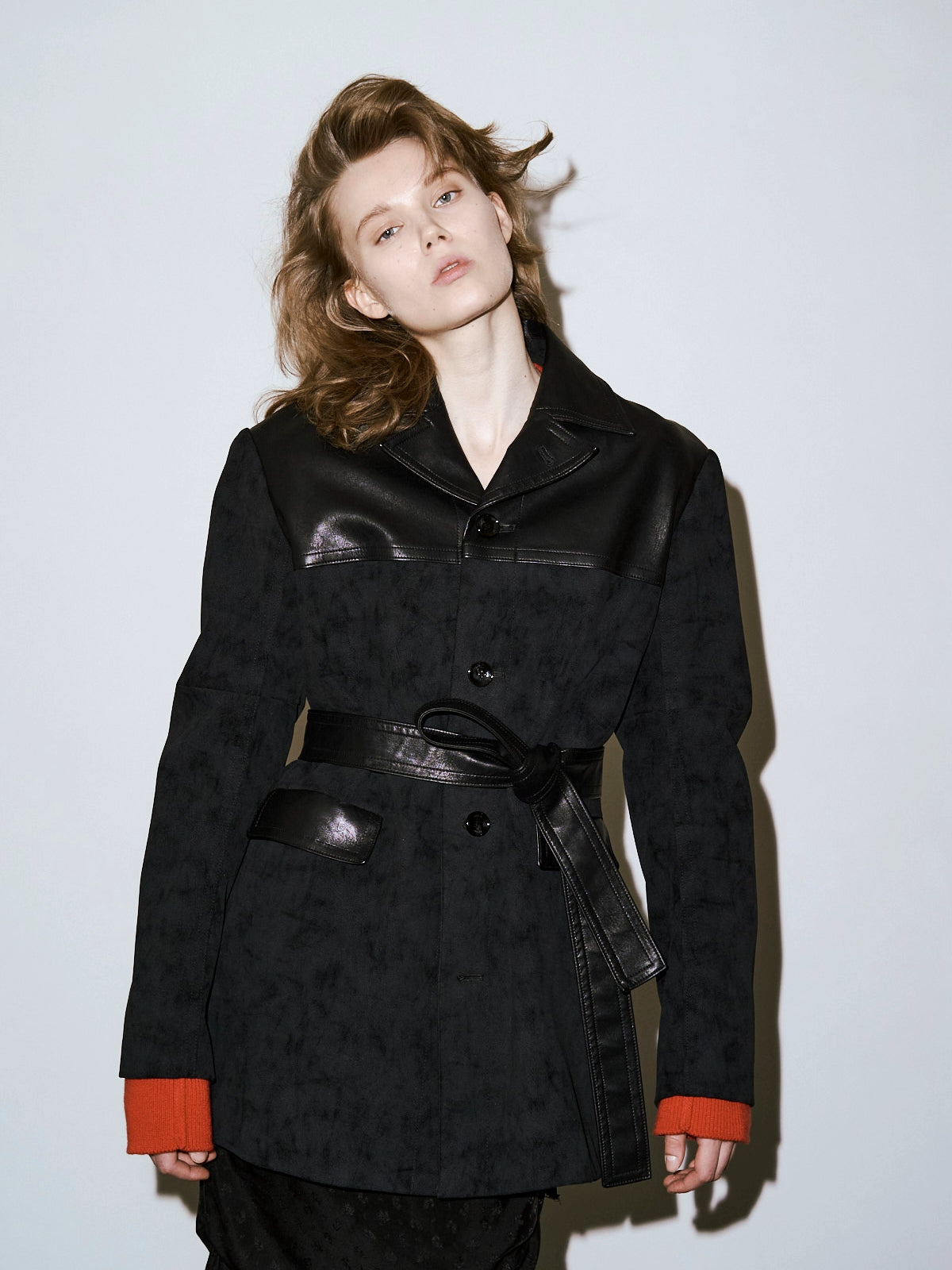 FAUX LEATHER JACKET