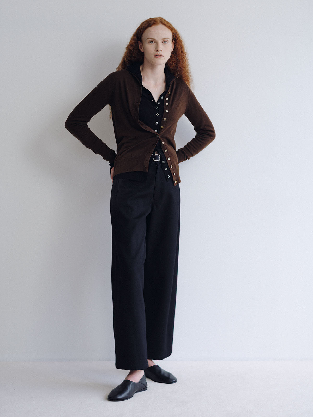 CONVERTIBLE COLLAR KNIT
