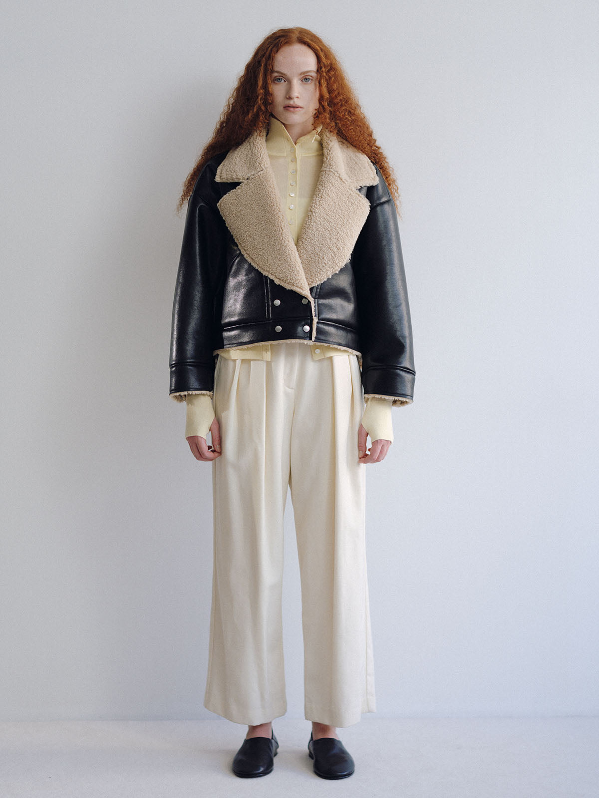 CONVERTIBLE COLLAR KNIT