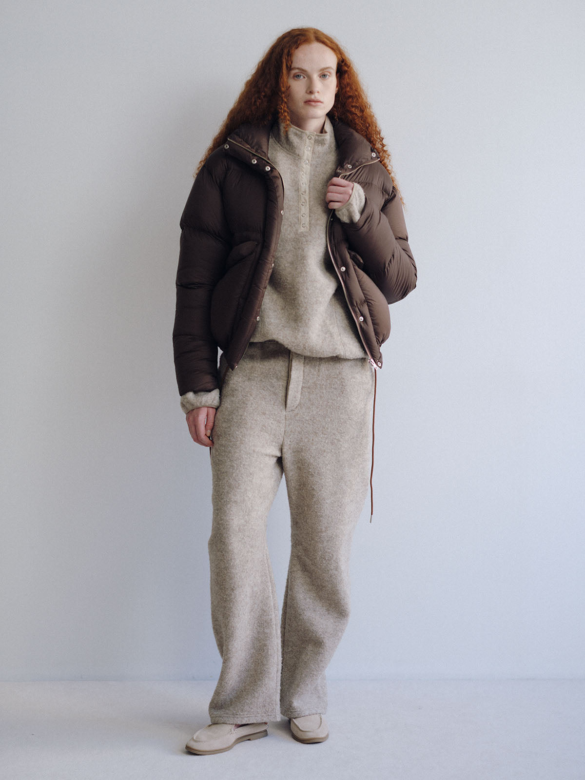 WOOL FLEECE TOP