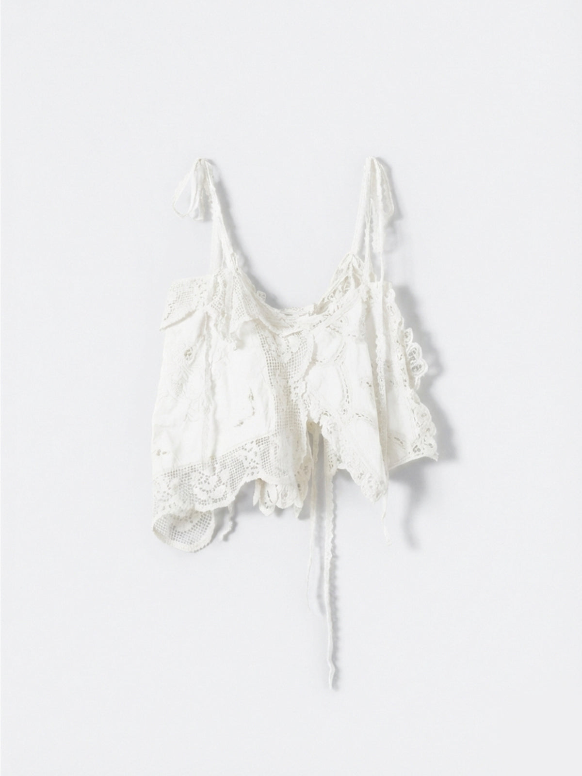 Doily motif camisole