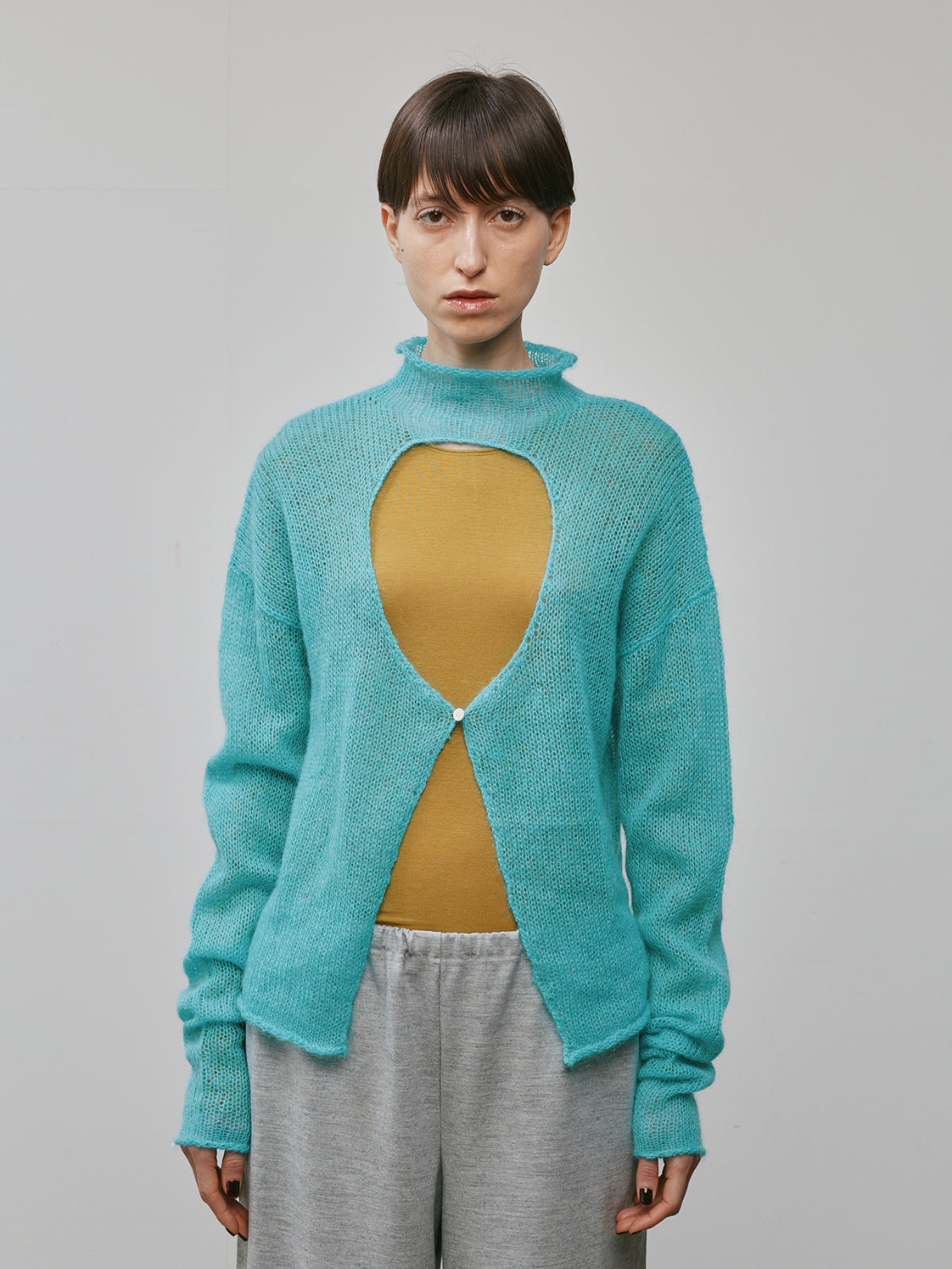 MOHAIR F/B KNIT
