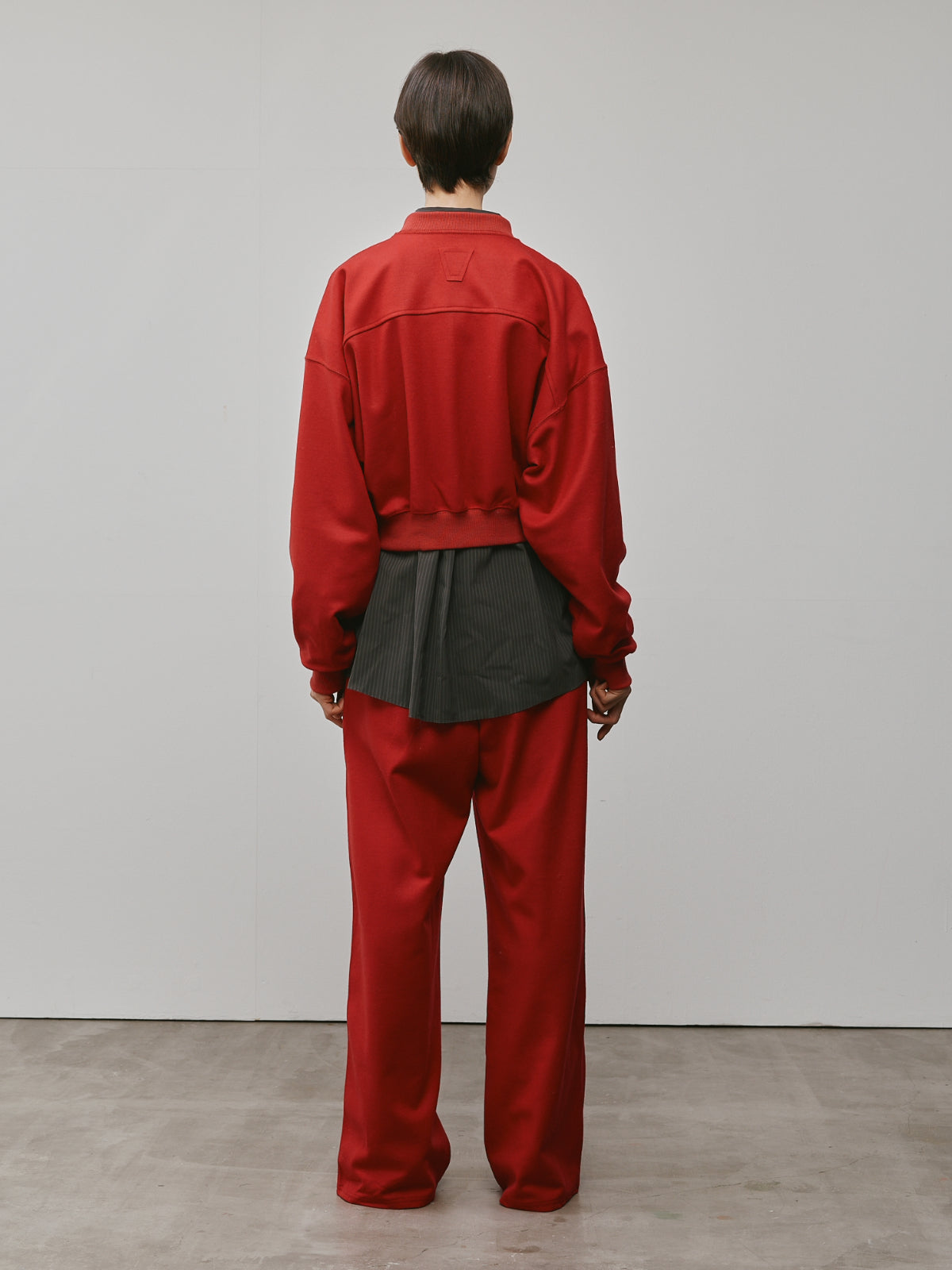 WOOL ZIP PULLOVER