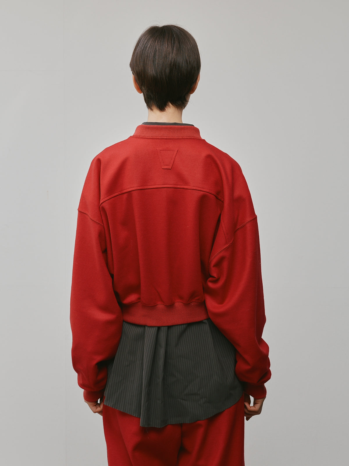 WOOL ZIP PULLOVER