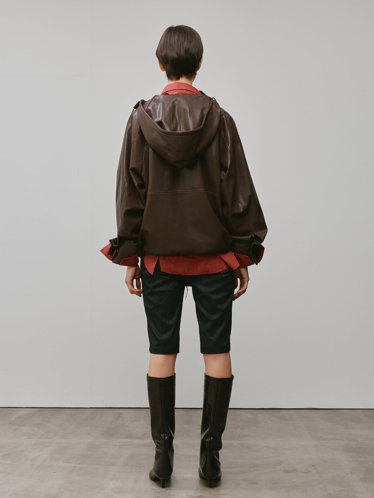 ANORAC in leather