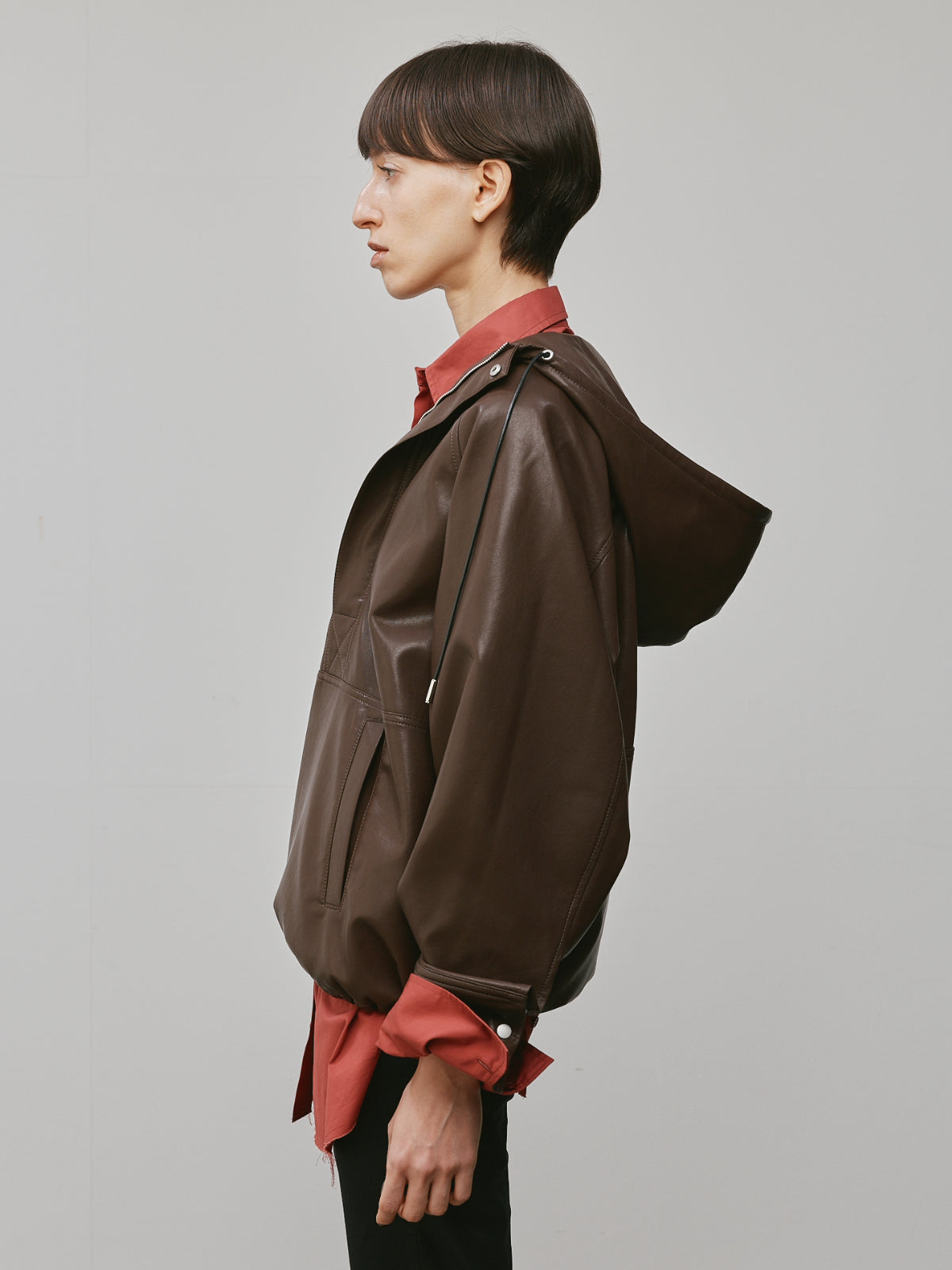 ANORAC in leather
