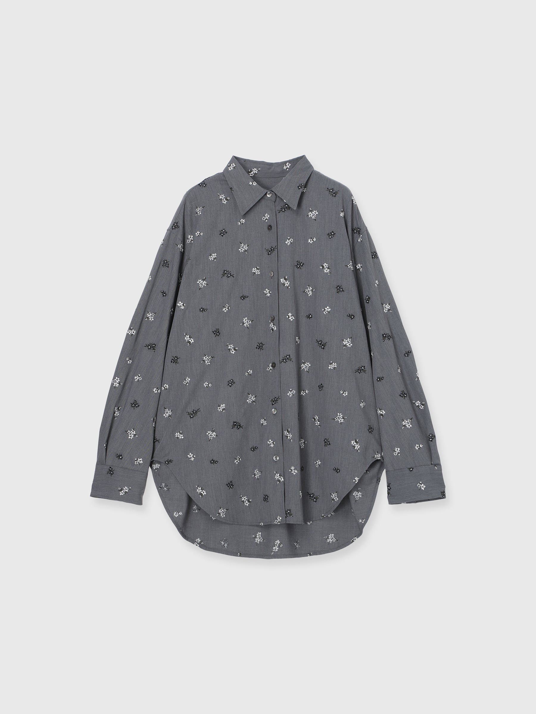 FLOWER EMBROIDERY SHIRTS