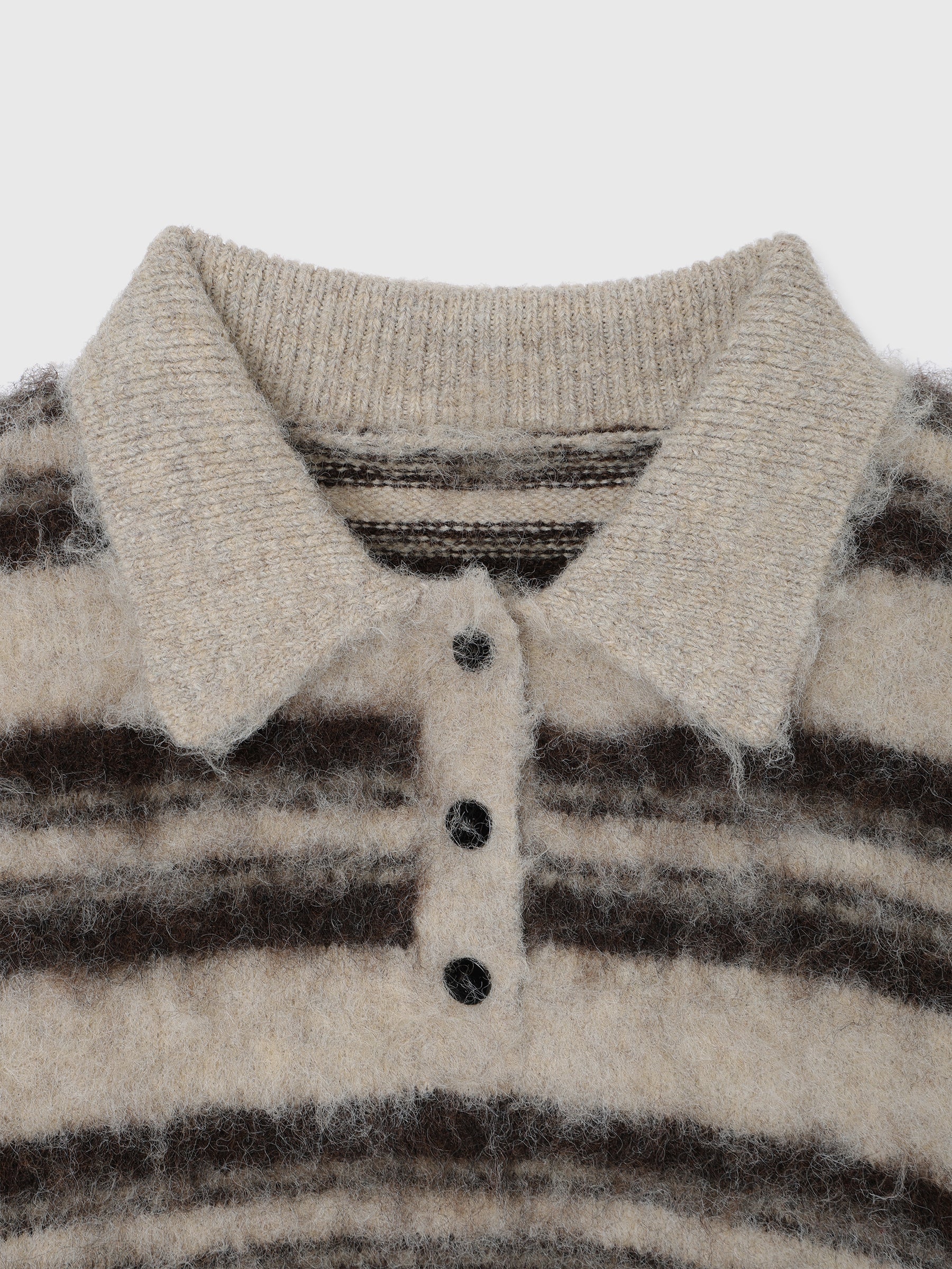 MOHAIR BORDER KNIT