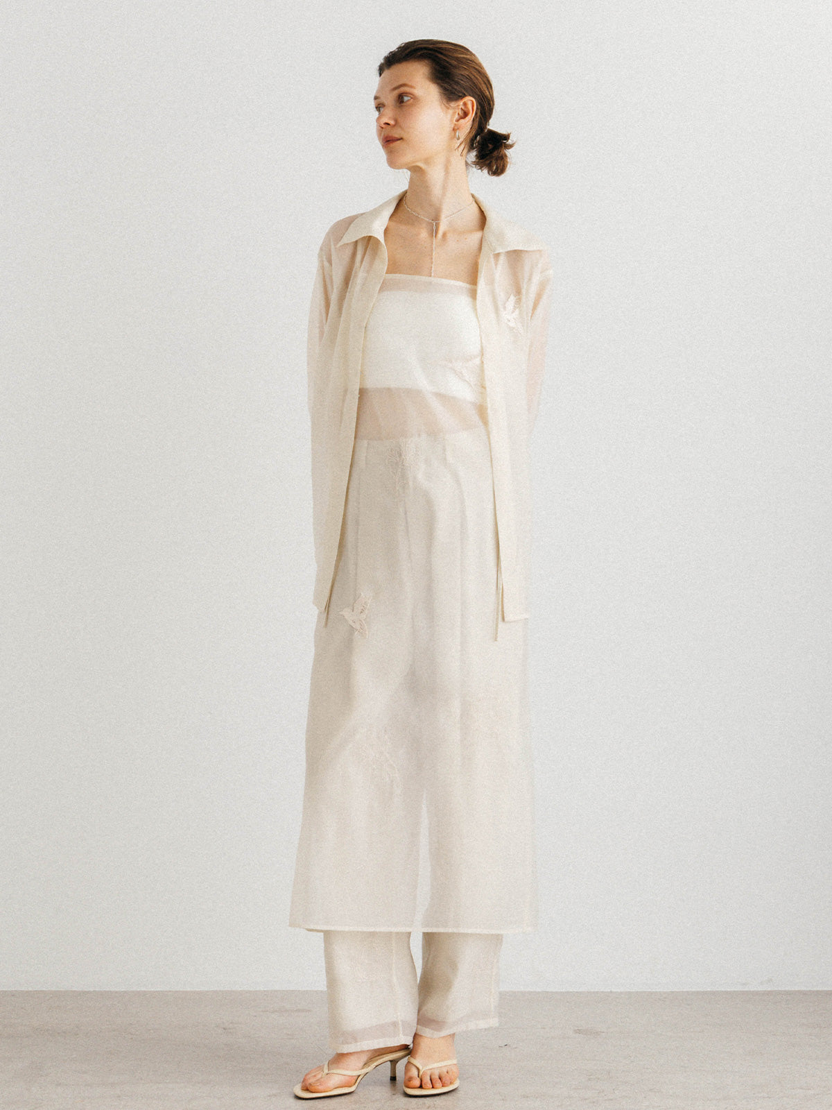 FRAGMENT VEIL DRESS