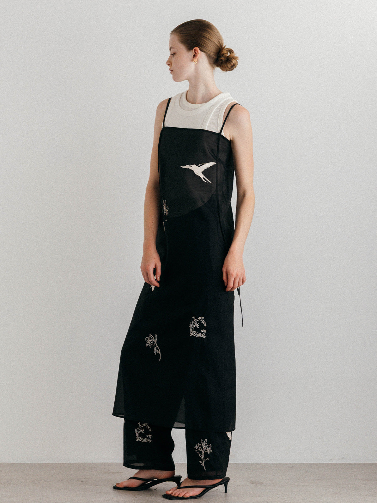 FRAGMENT VEIL DRESS