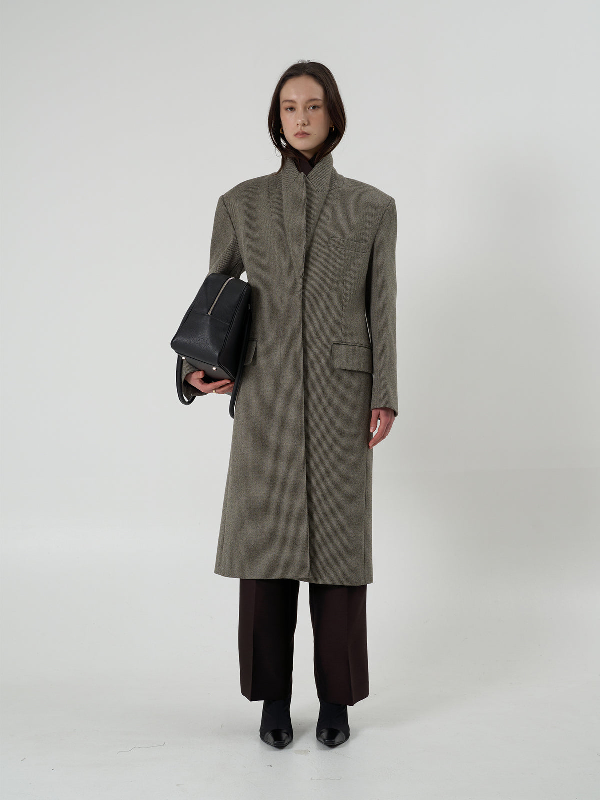 【BLOSSOM】CANAE HIDDEN TRENCH COAT