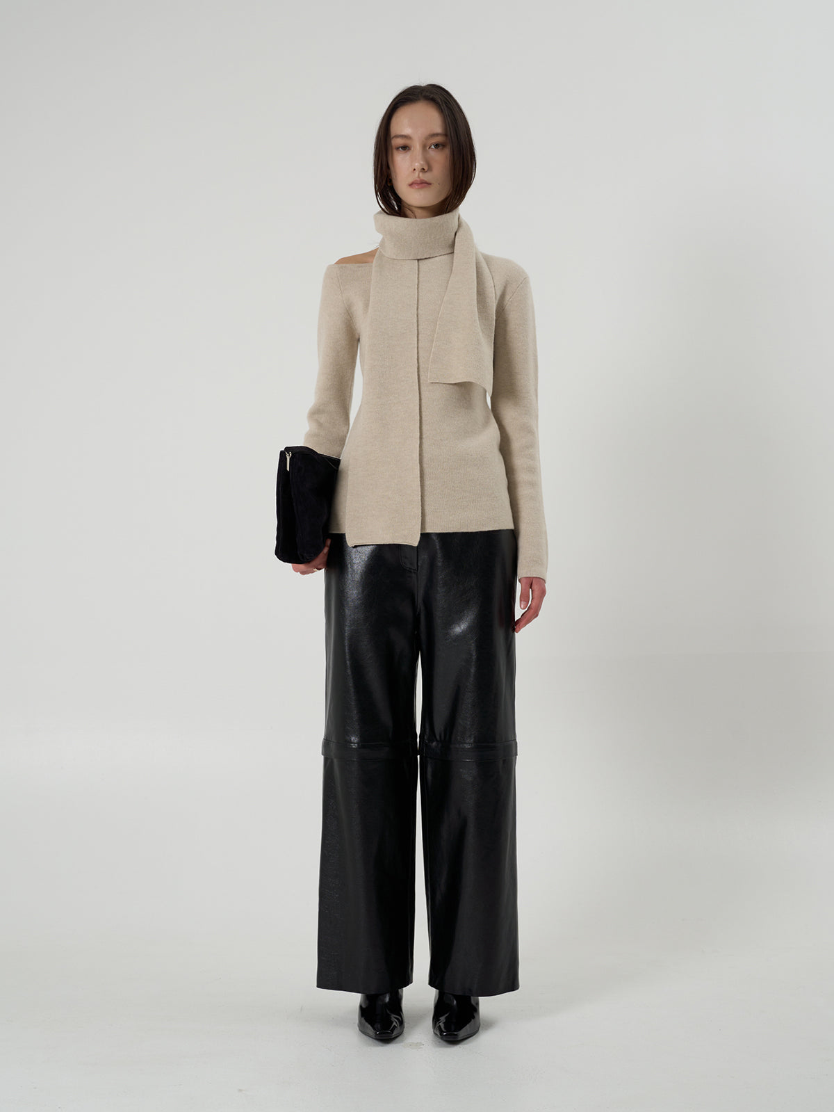 【BLOSSOM】AMBER ONE SHOULDER KNIT