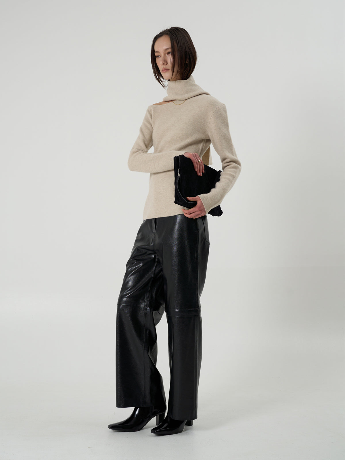 【BLOSSOM】AMBER ONE SHOULDER KNIT