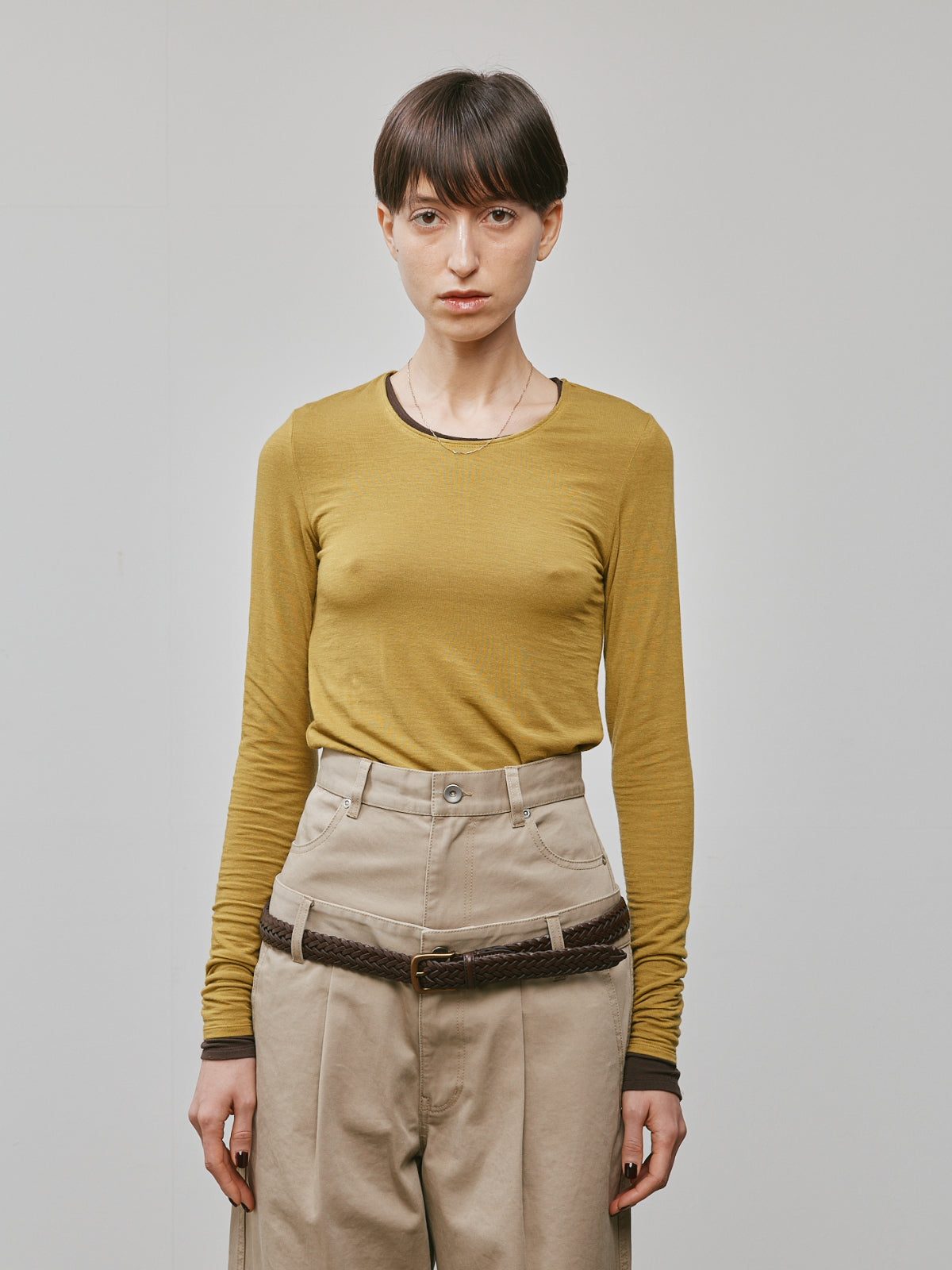 WOOL SHEER LONG SLEEVE