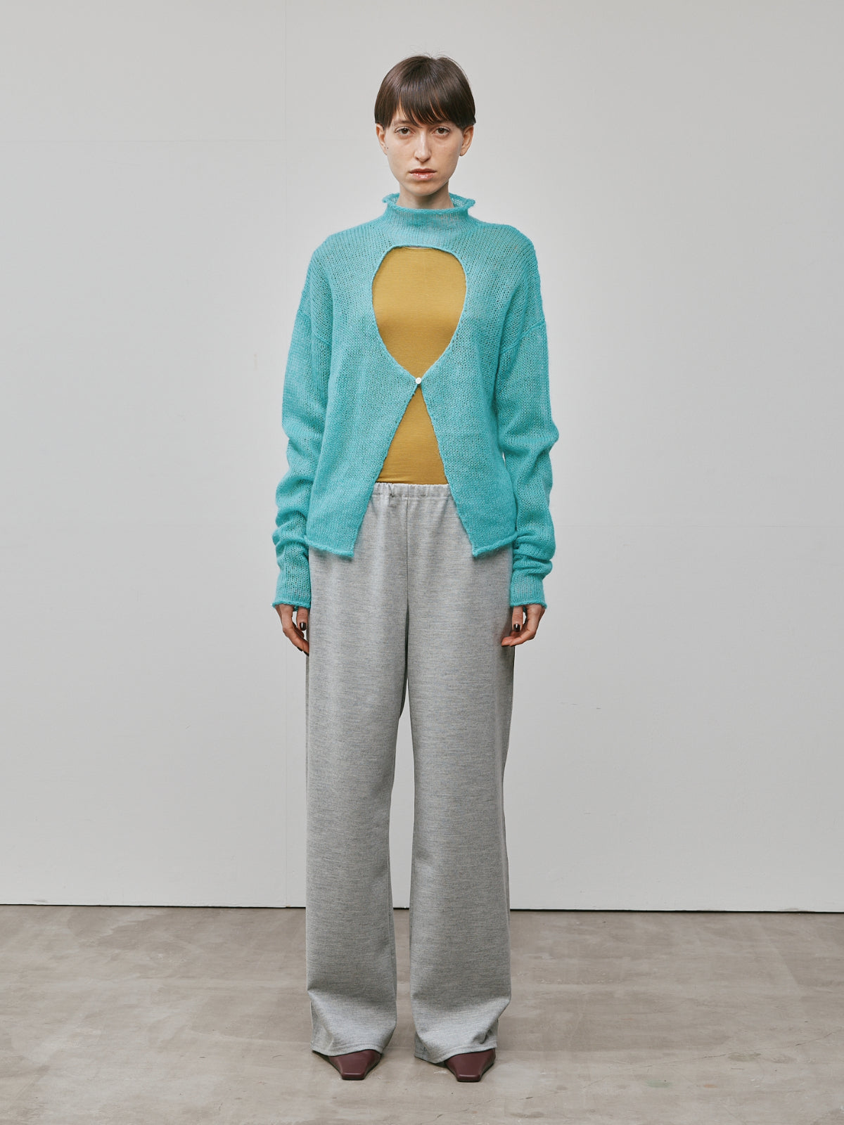 MOHAIR F/B KNIT