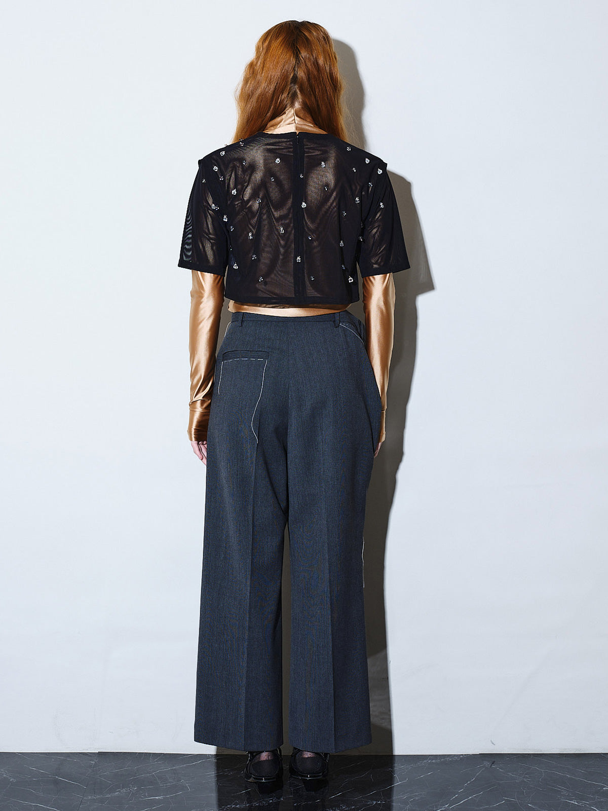 Lantern beads sheer tops