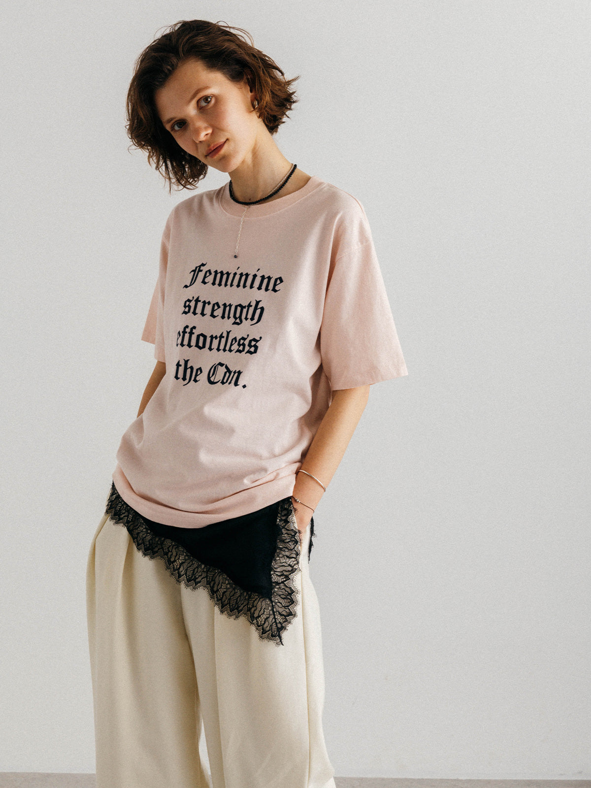 PARMANENT TEE(FLOCKY OLD ENGLISH)