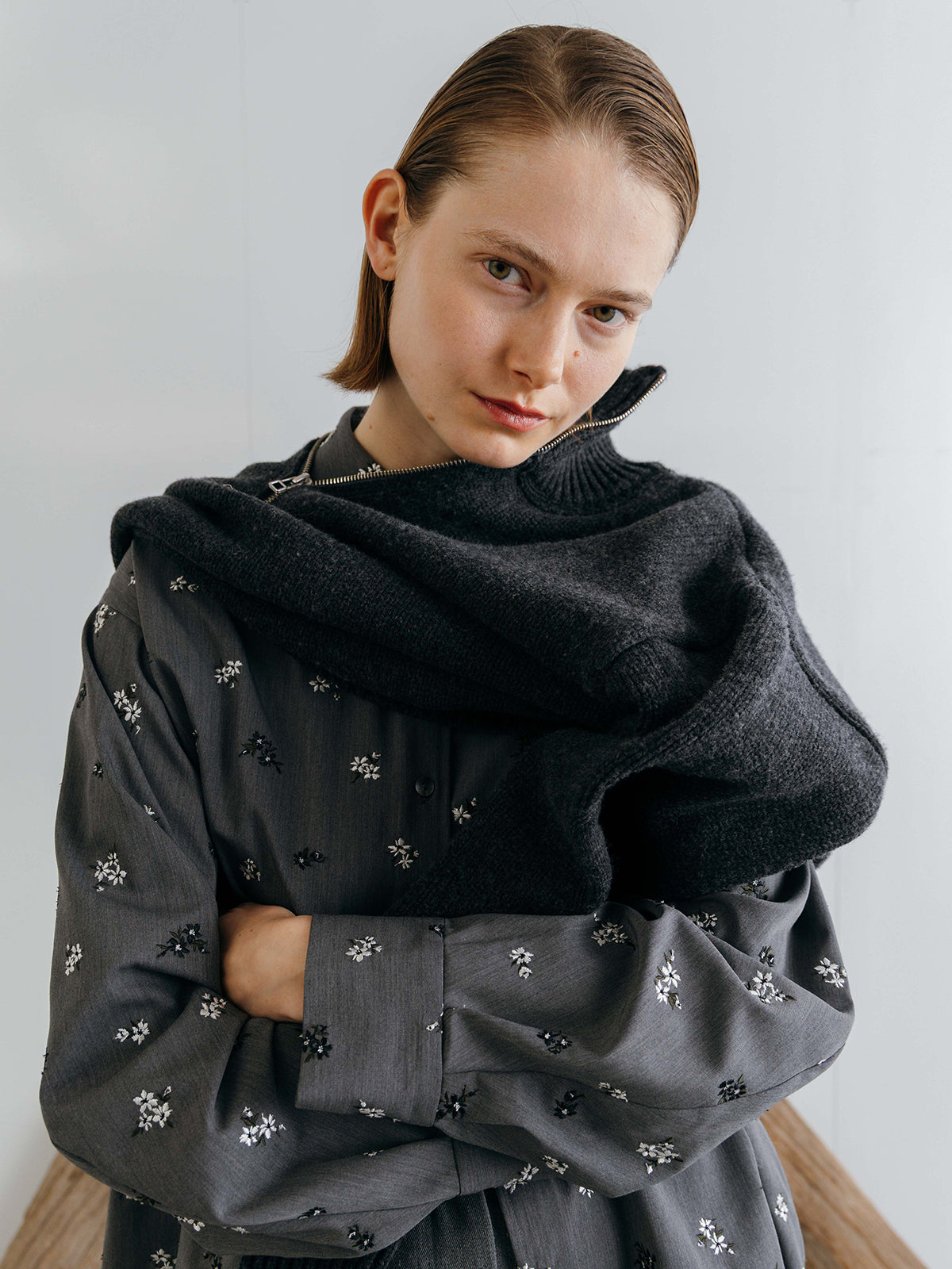 FLOWER EMBROIDERY SHIRTS