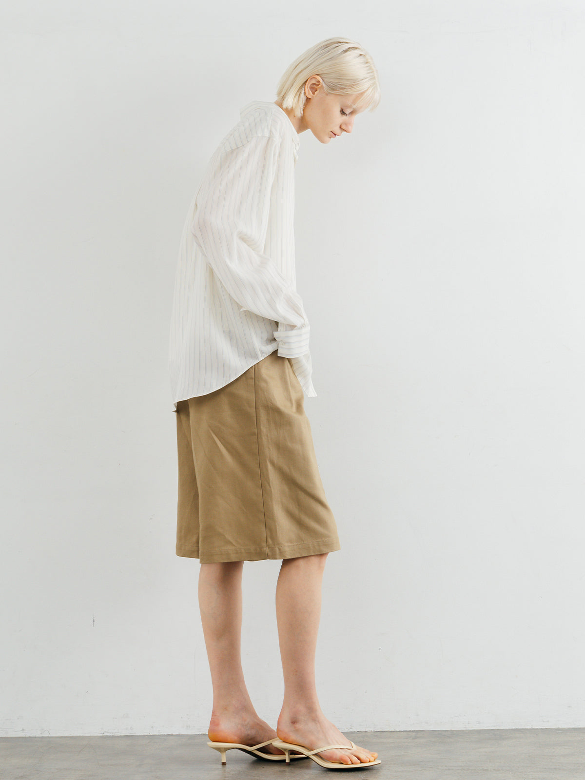 WIDE BERMUDA PANTS