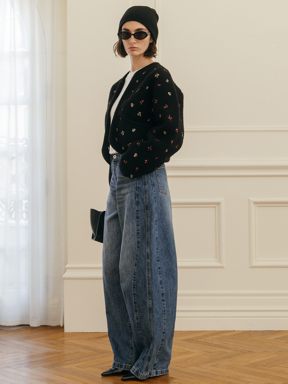 WIDE BEETLE DENIM PANTS