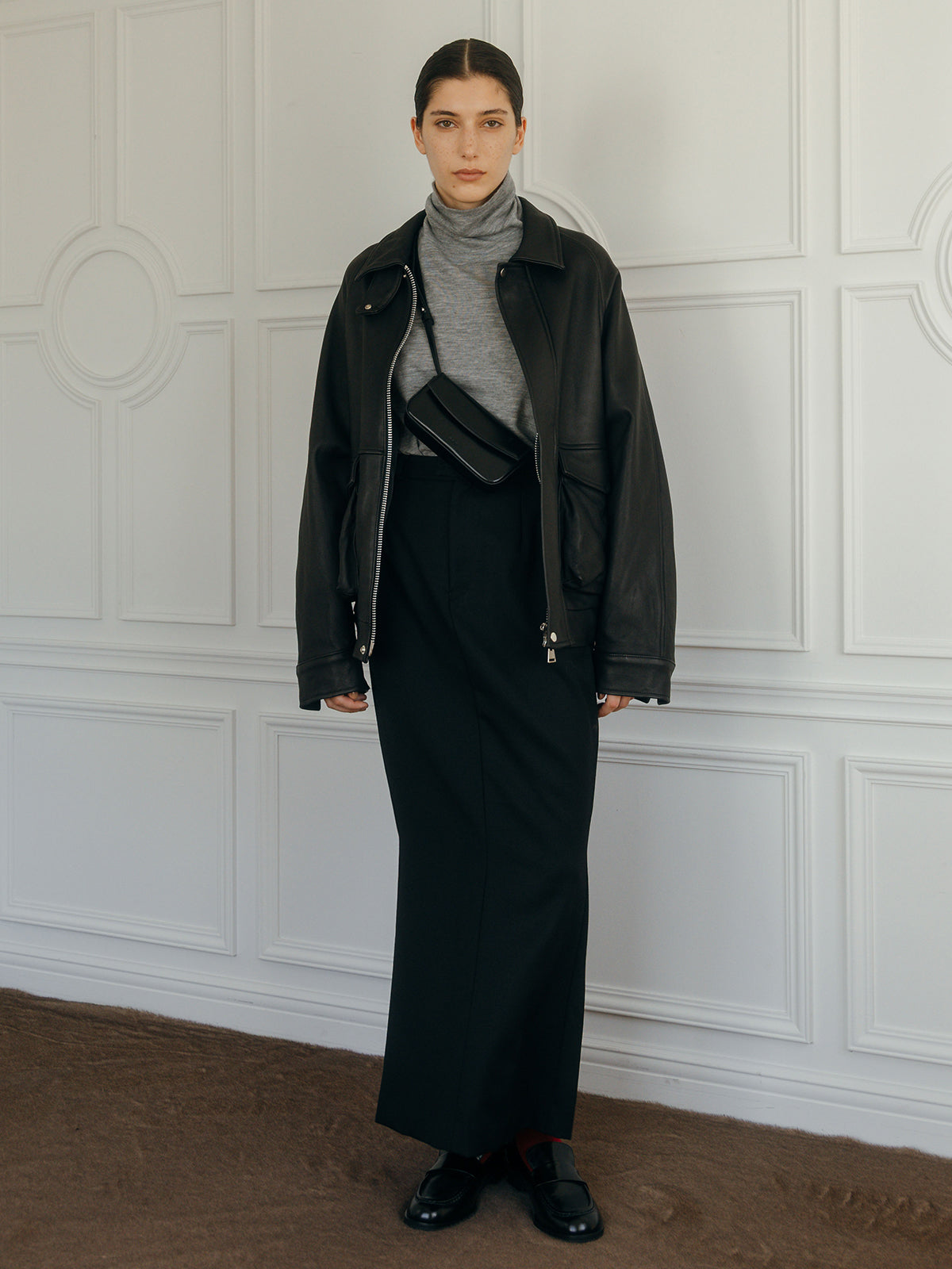 FINE WOOL OVER HIGH NECK TOPS