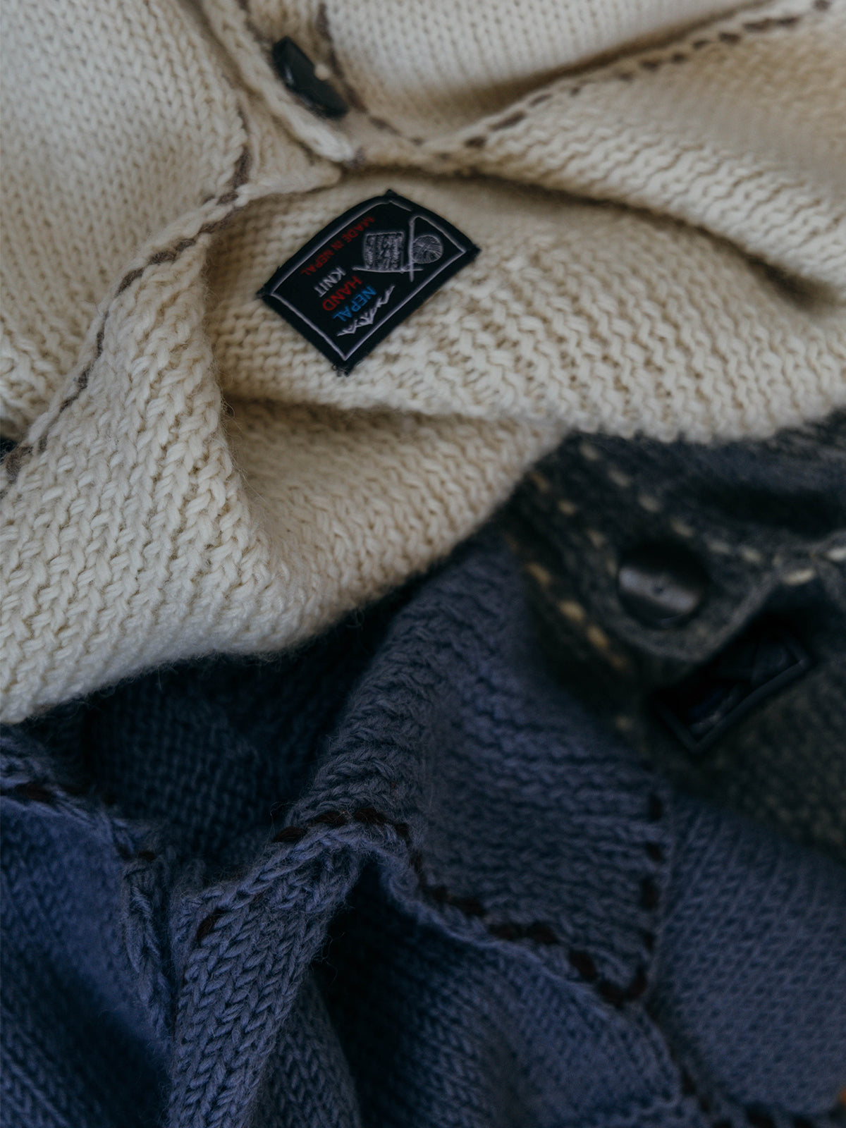 【Nepal】 BLANKET KNIT JACKET