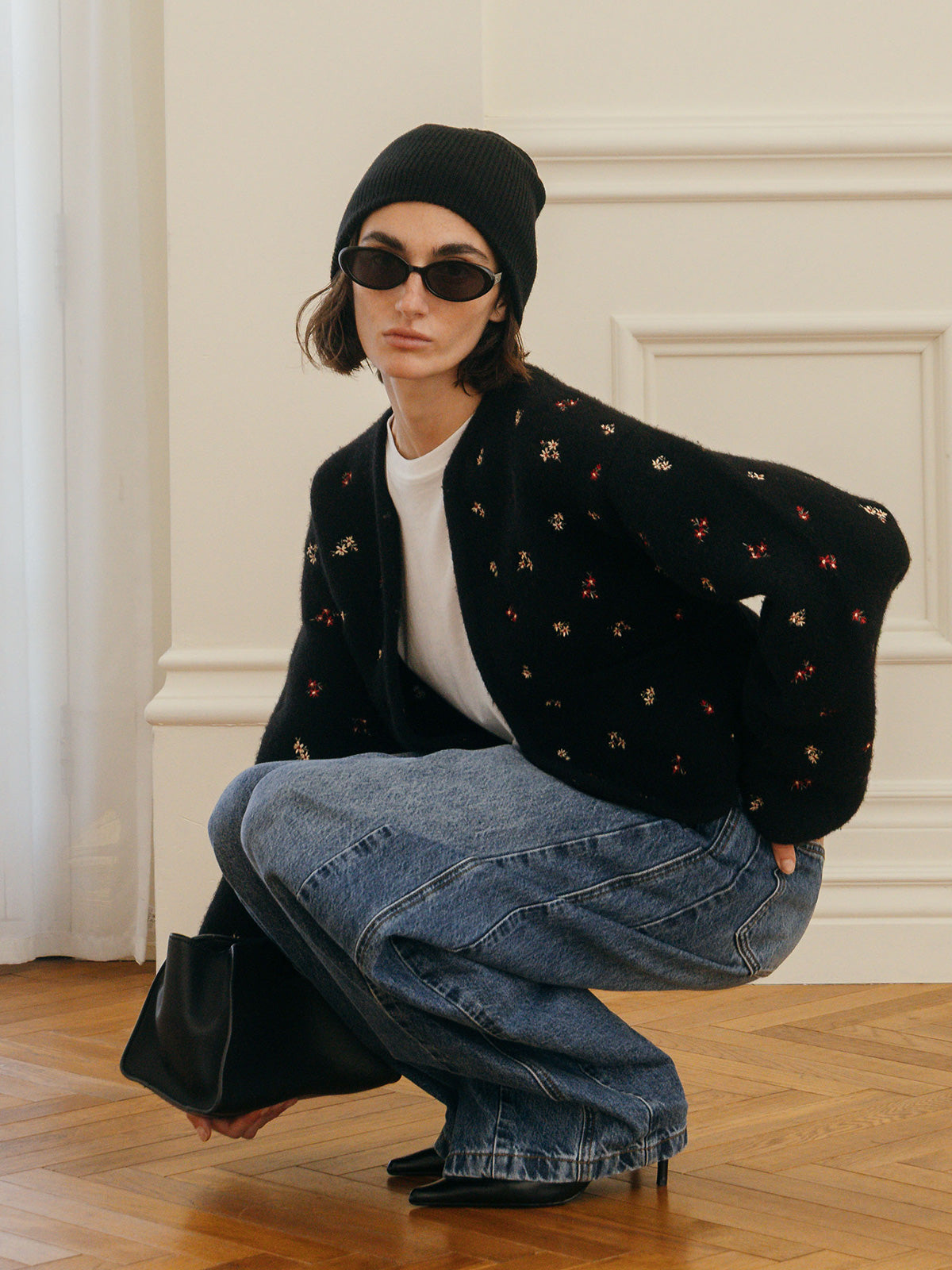 WIDE BEETLE DENIM PANTS