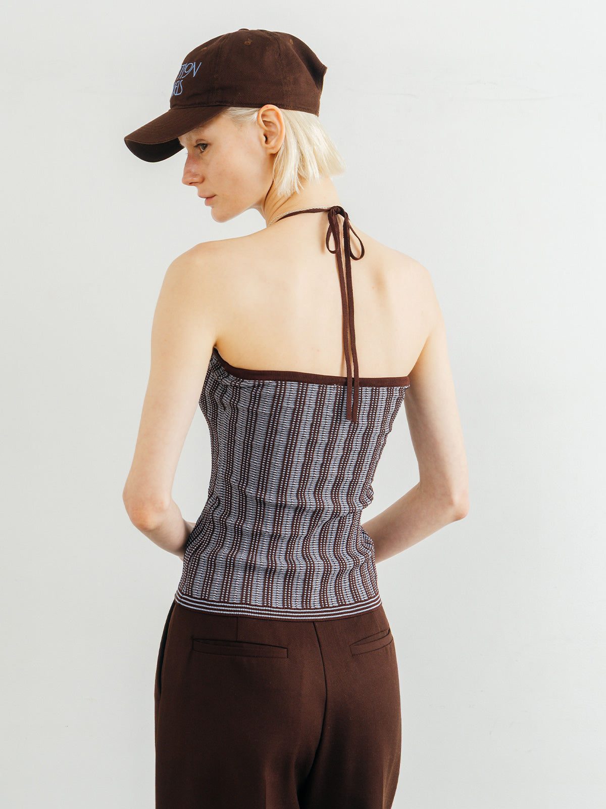 TUCK STITCH BUSTIER