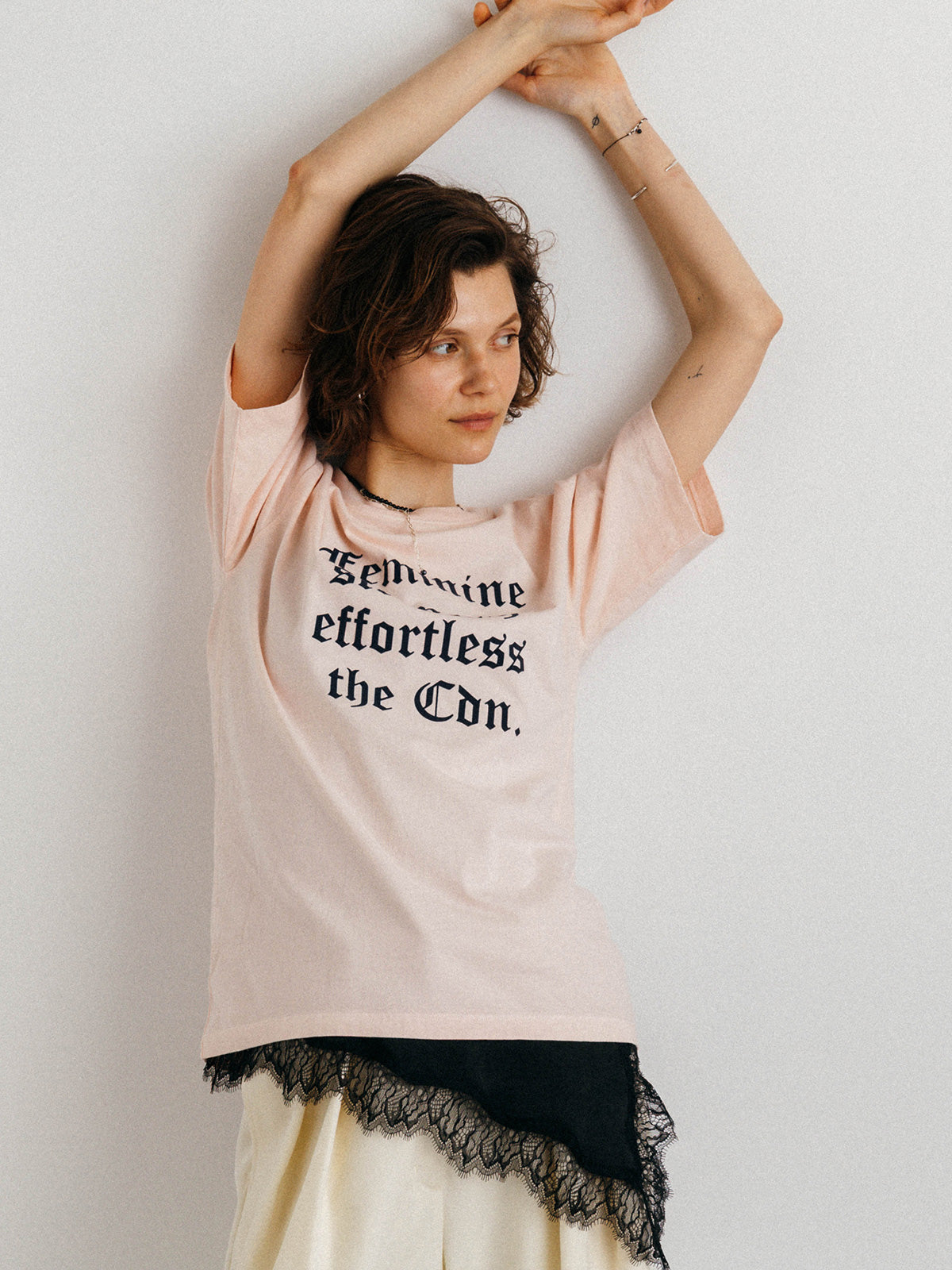 PARMANENT TEE(FLOCKY OLD ENGLISH)