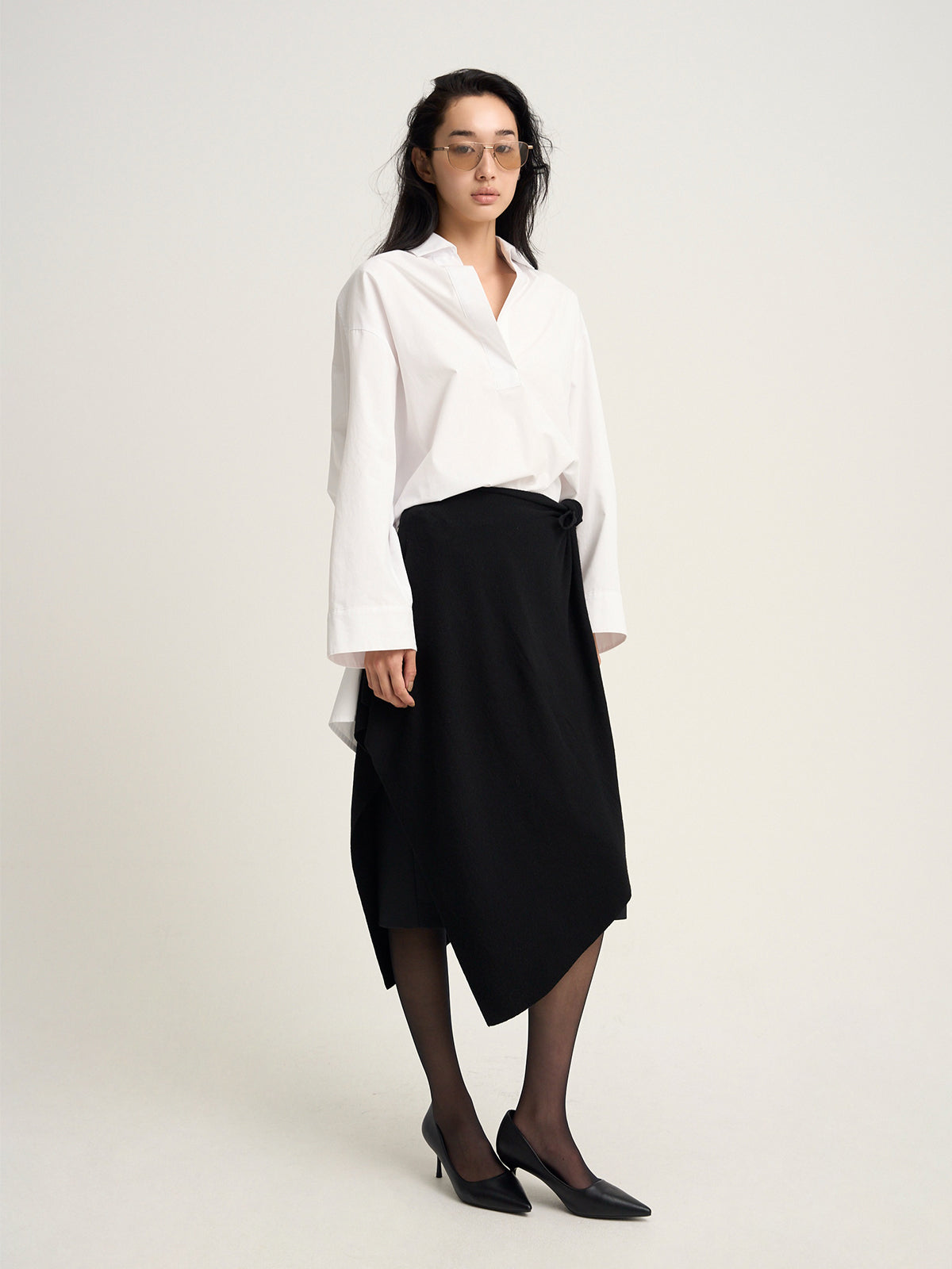 【Venica】Dolman over skipper shirt
