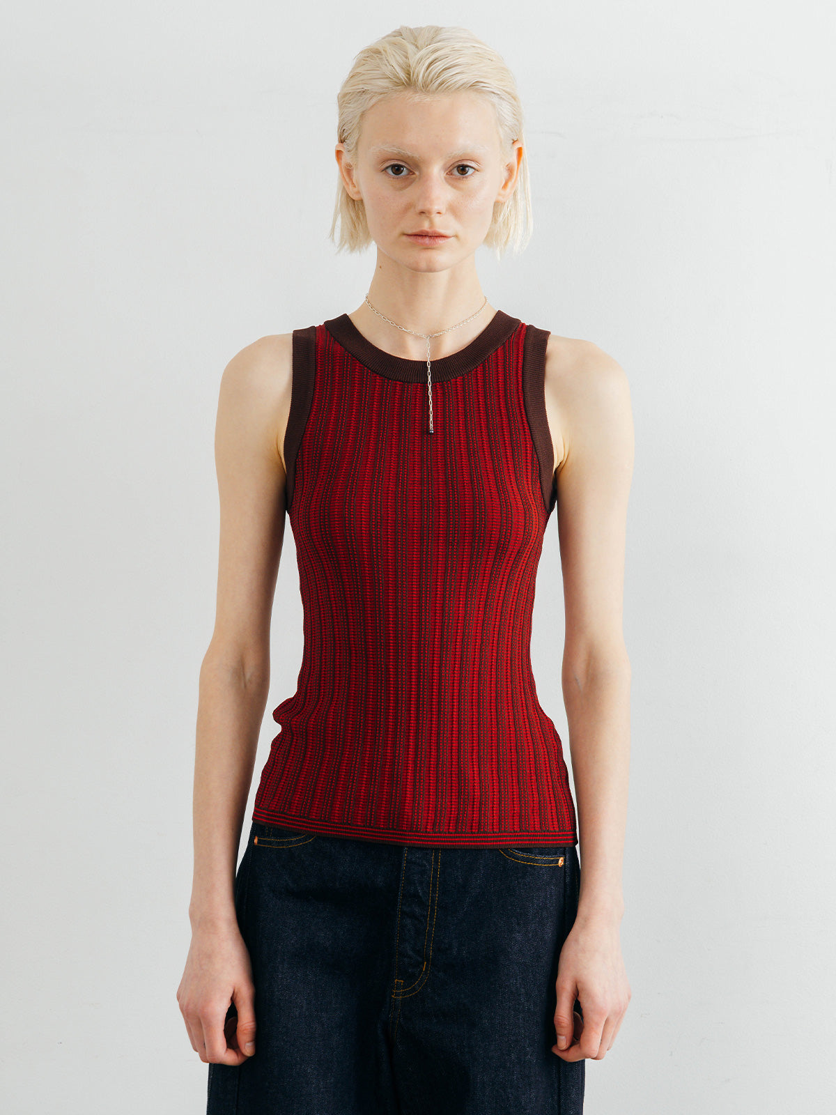 TUCK STITCH TANK TOP