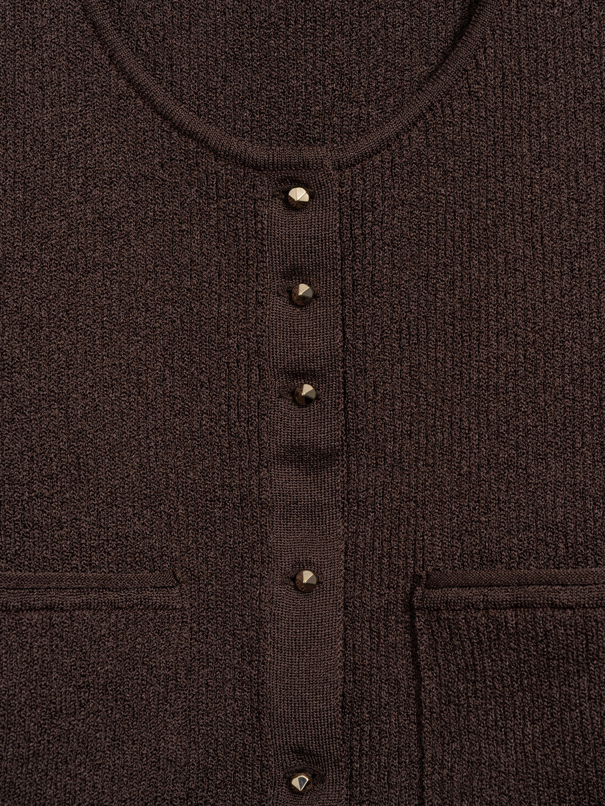 Ripple frill knit