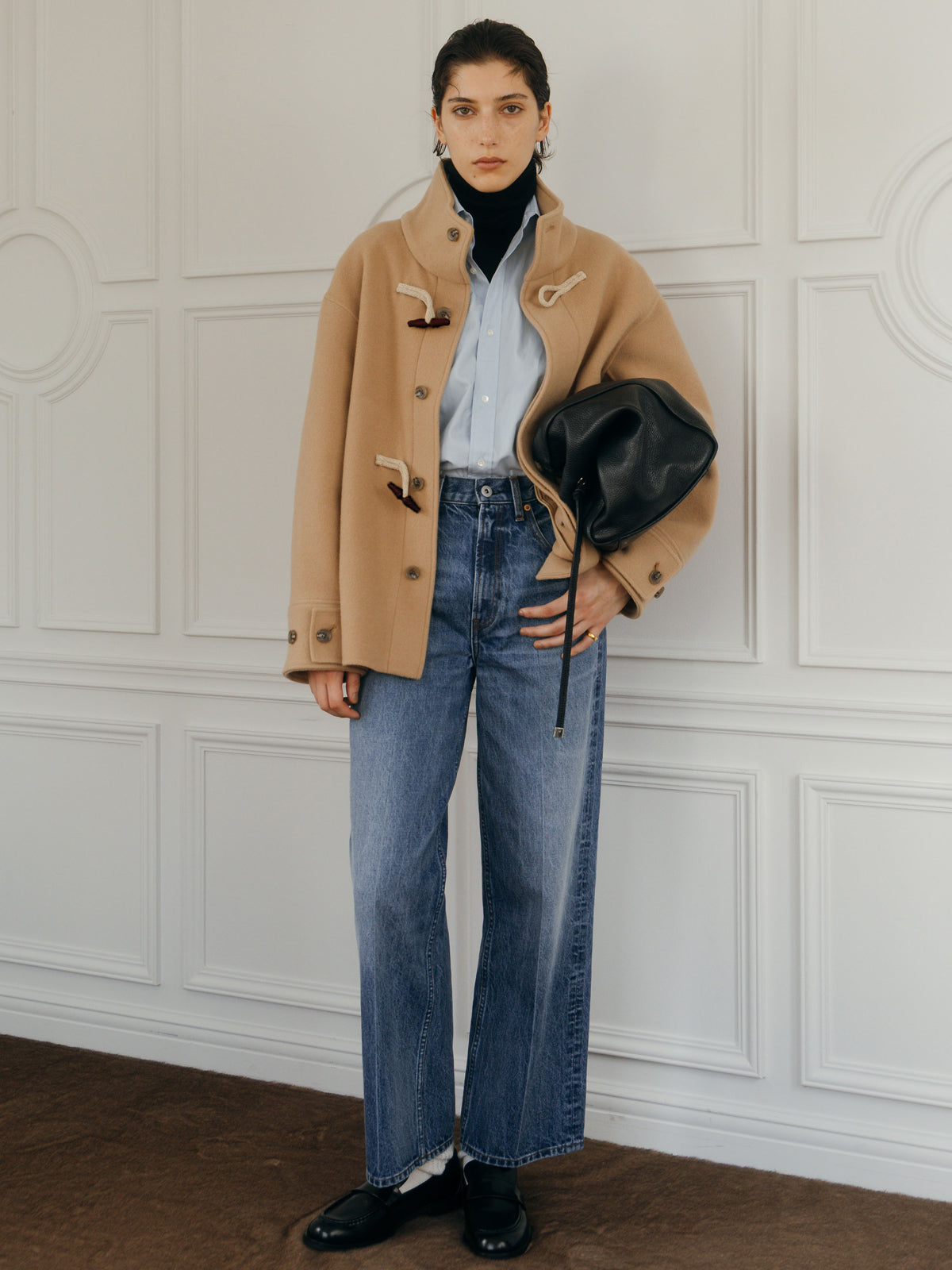 FINE WOOL OVER HIGH NECK TOPS