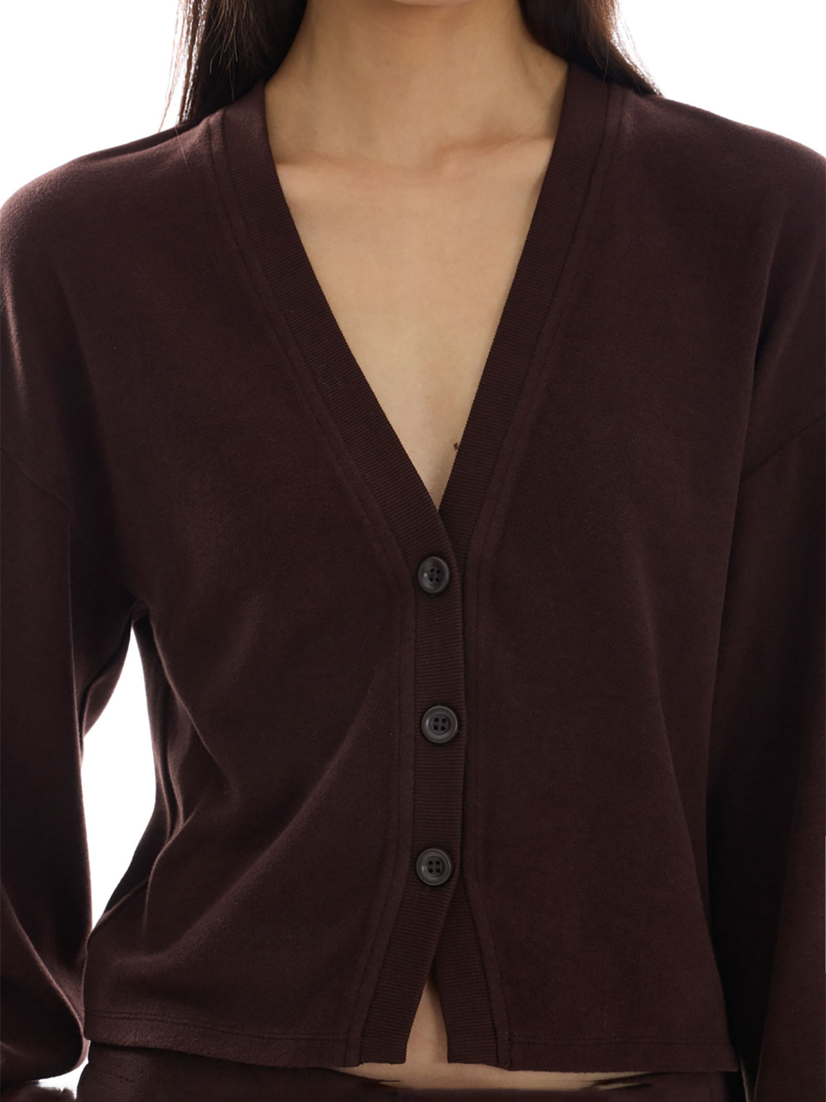 【Studio Doe】Molly Ultra Stretch Fleece Open-Front Top