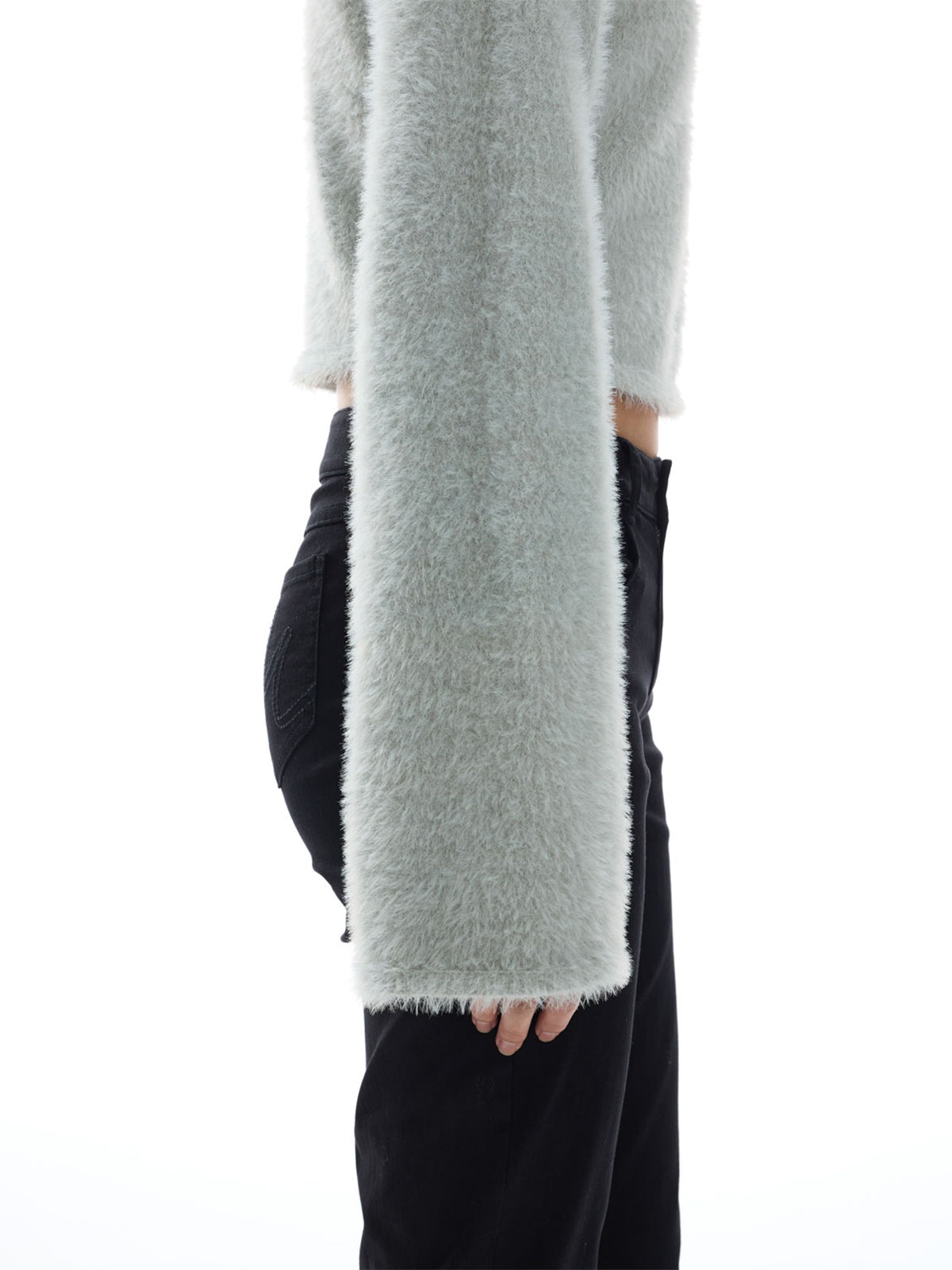 【Studio Doe】Molly Soft Fleece High Neck Cropped Sweater