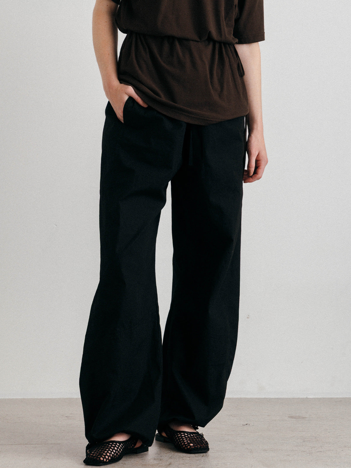 OFFSET WAIST PANTS