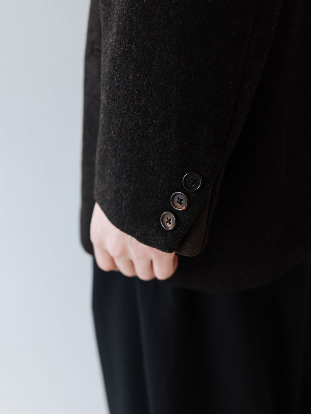 【Studio Doe】Gender Free Wool Double-Breasted Coat