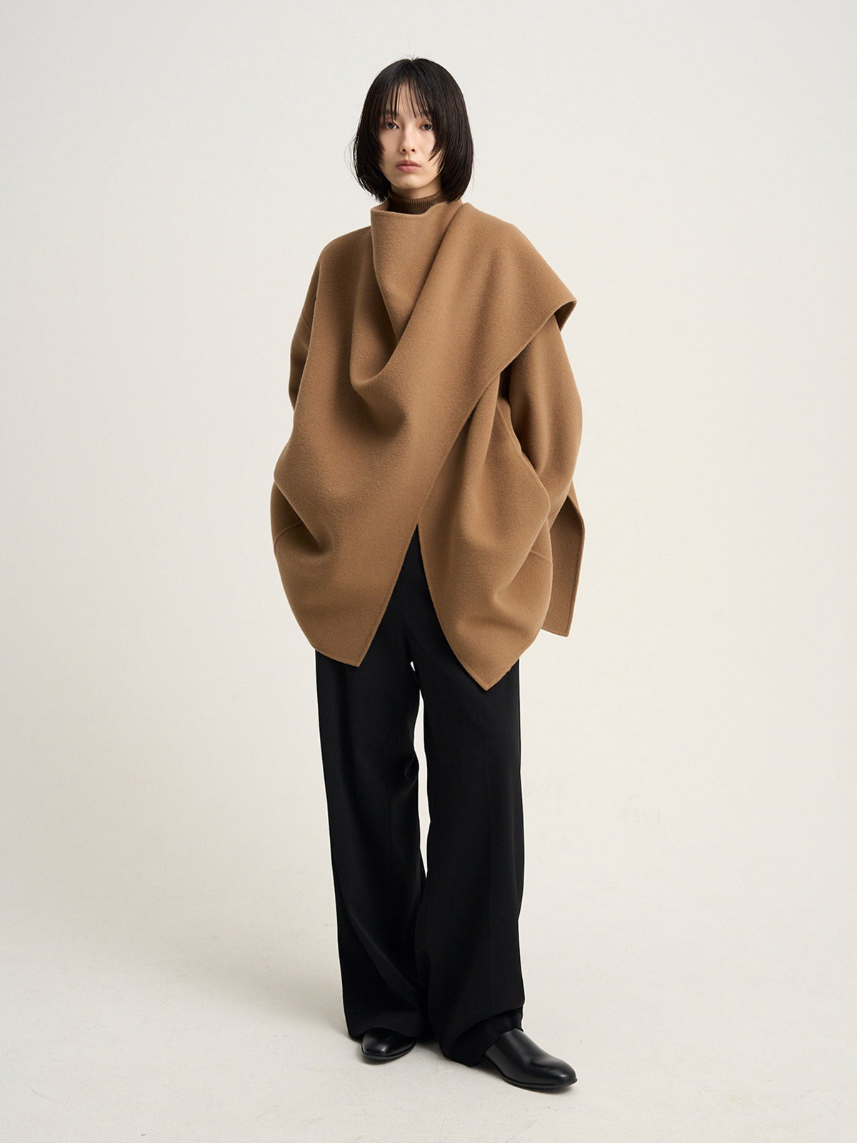 【Venica】Doubleface muffler coat