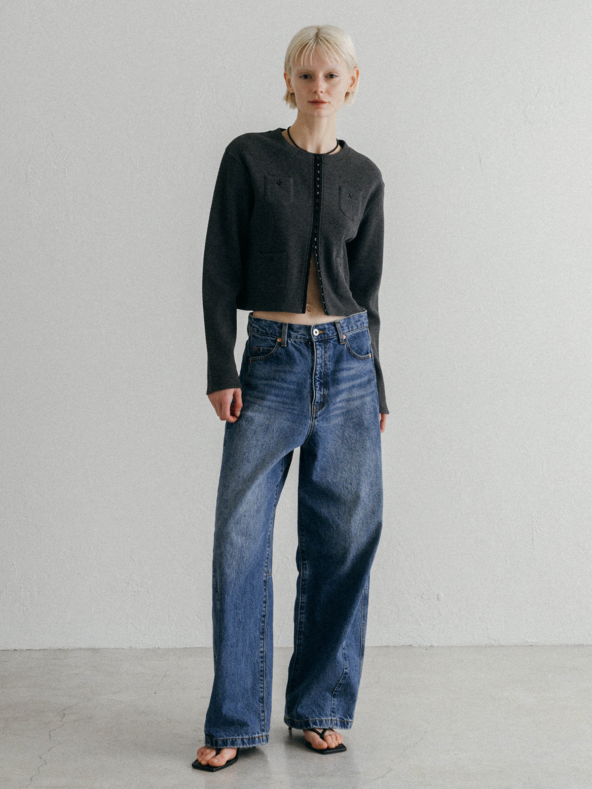 WIDE BEETLE DENIM PANTS