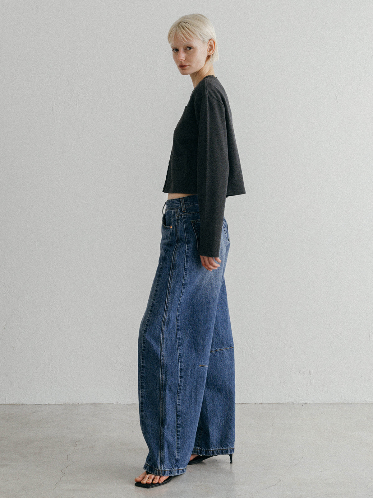WIDE BEETLE DENIM PANTS