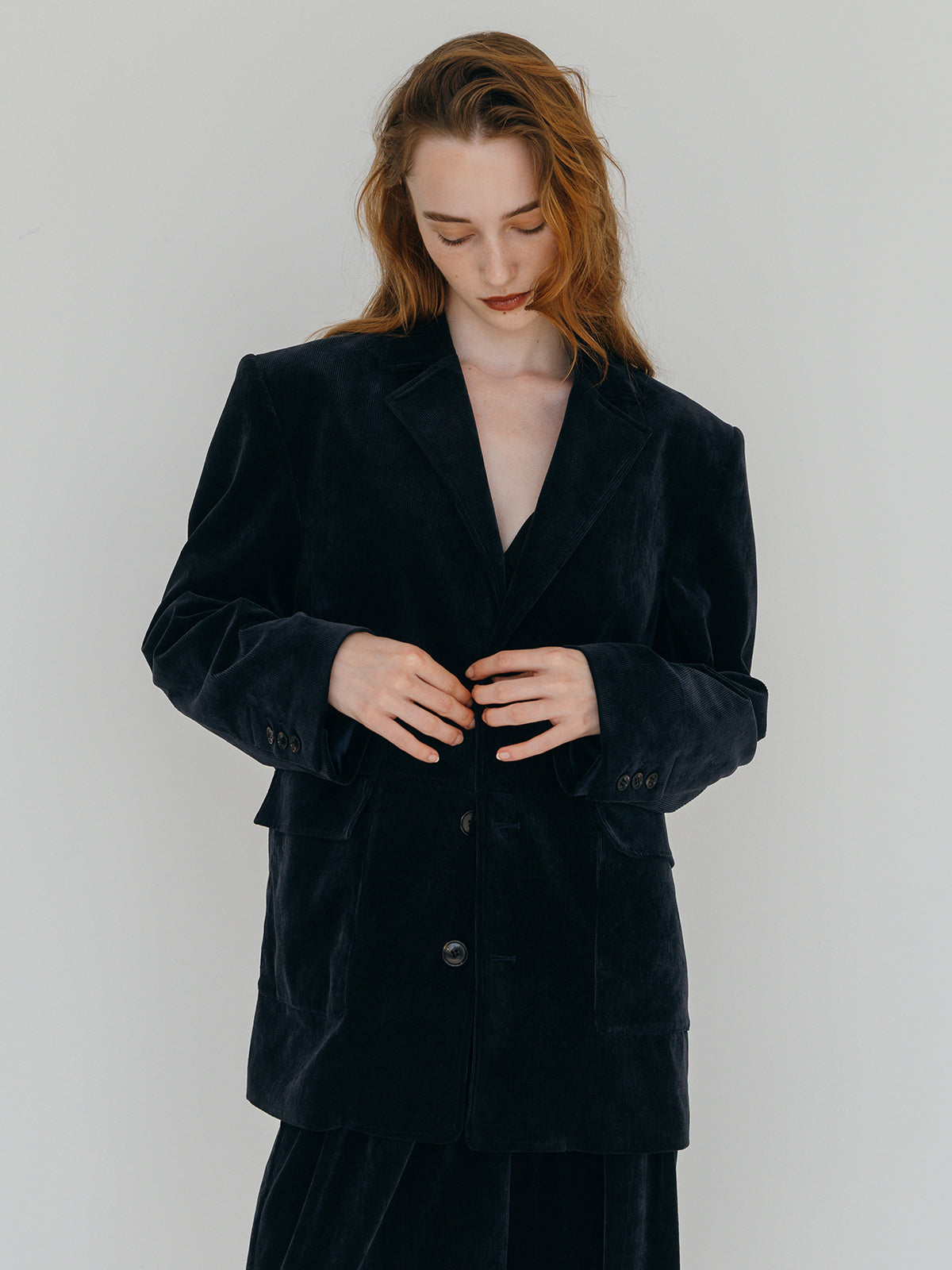 CORDUROY TAILORED JACKET