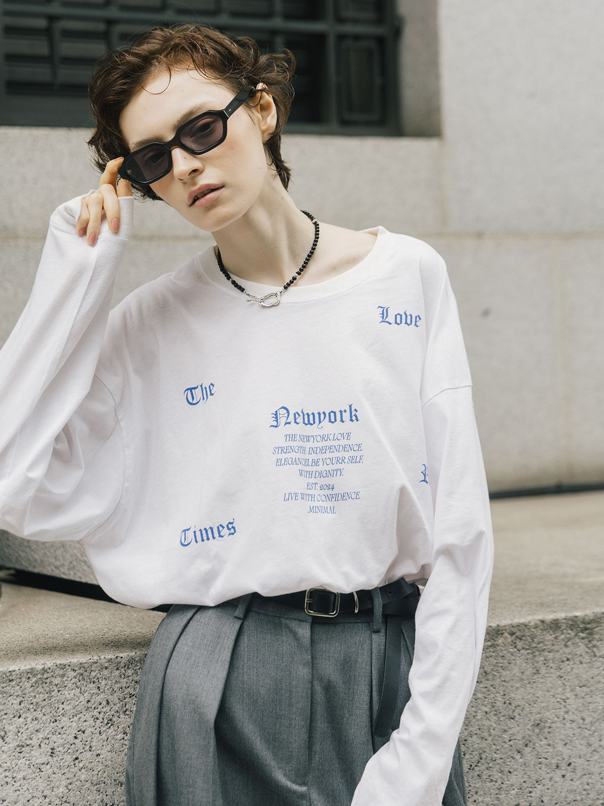 PARMANENT L/S TEE( The Love Time Re)