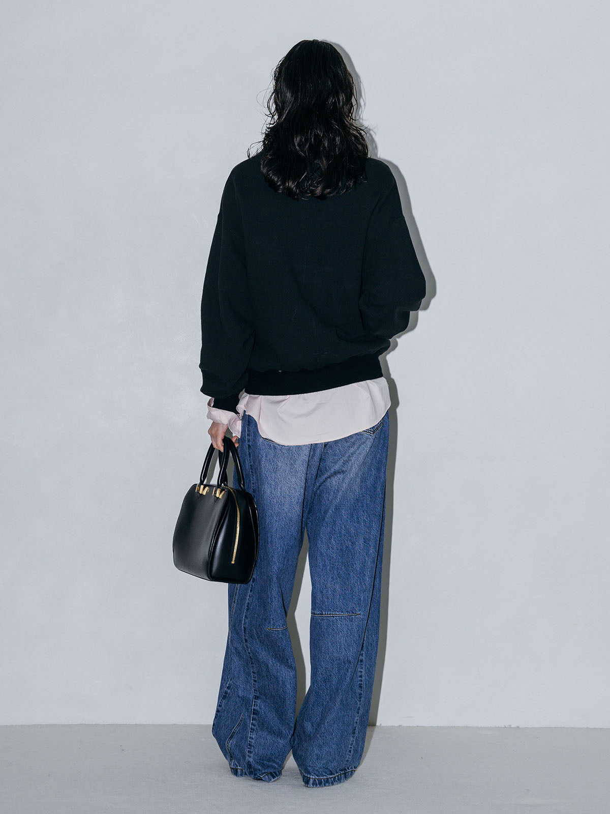 HALF-SNAP SWEAT SHIRT