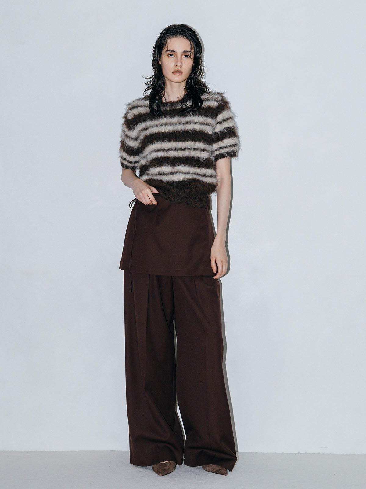 SOFT BRUSHED KNIT TOP